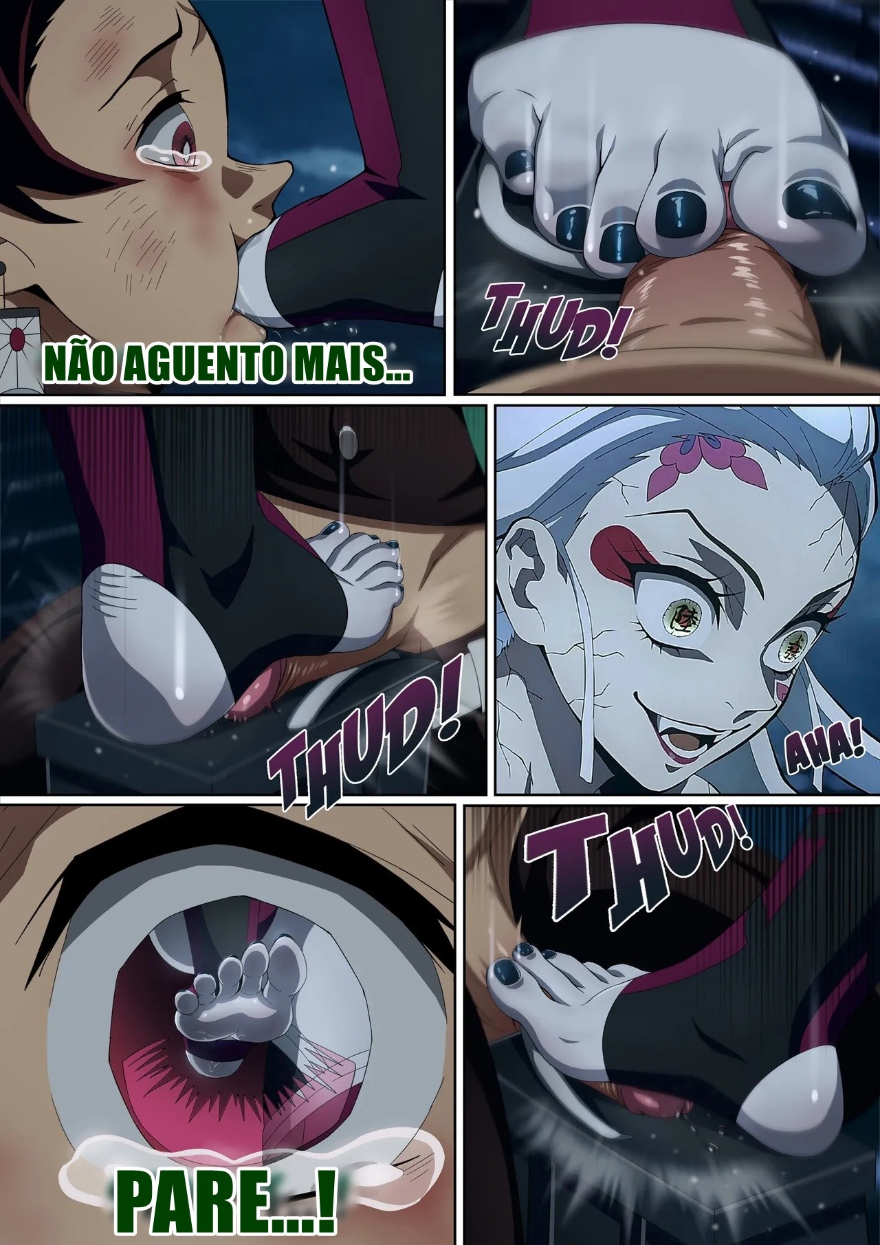 Daki's Blood Demon Art: Trample Hentai pt-br 17