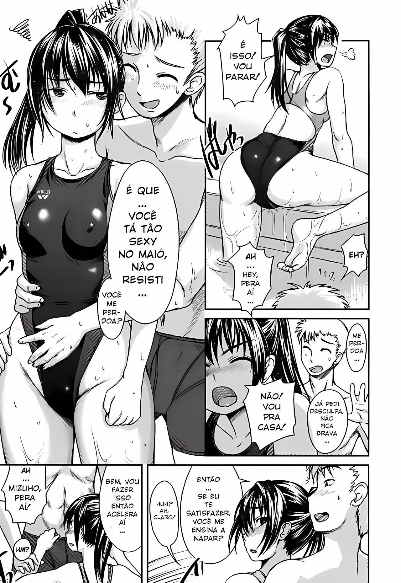 Girlfriend in Swimsuit Part 3: Mizuho! Exercise! Hentai pt-br 10