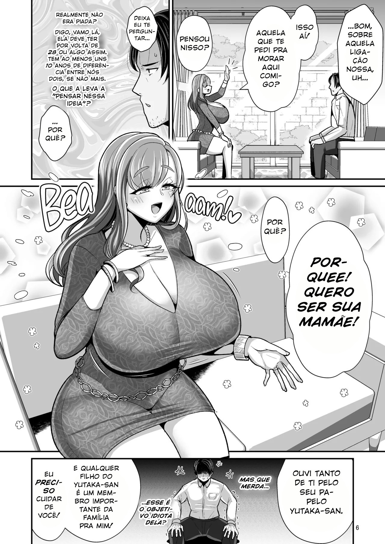 Her, My Younger Well-Endowed Stepmom, And Me, a Sill Old Guy Who's Only Ever Wanted To Be Loved Hentai pt-br 08