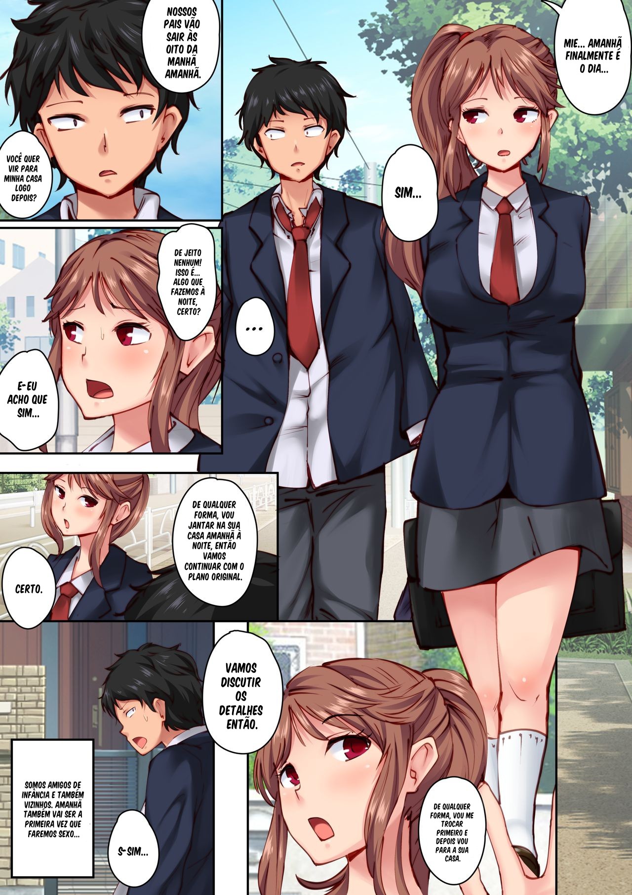 Home Alone Romp With My Childhood Friend Hentai pt-br 02