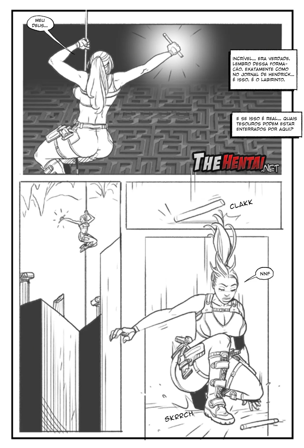 Lara Croft: Labyrinth Of The Minotaur Hentai pt-br 03