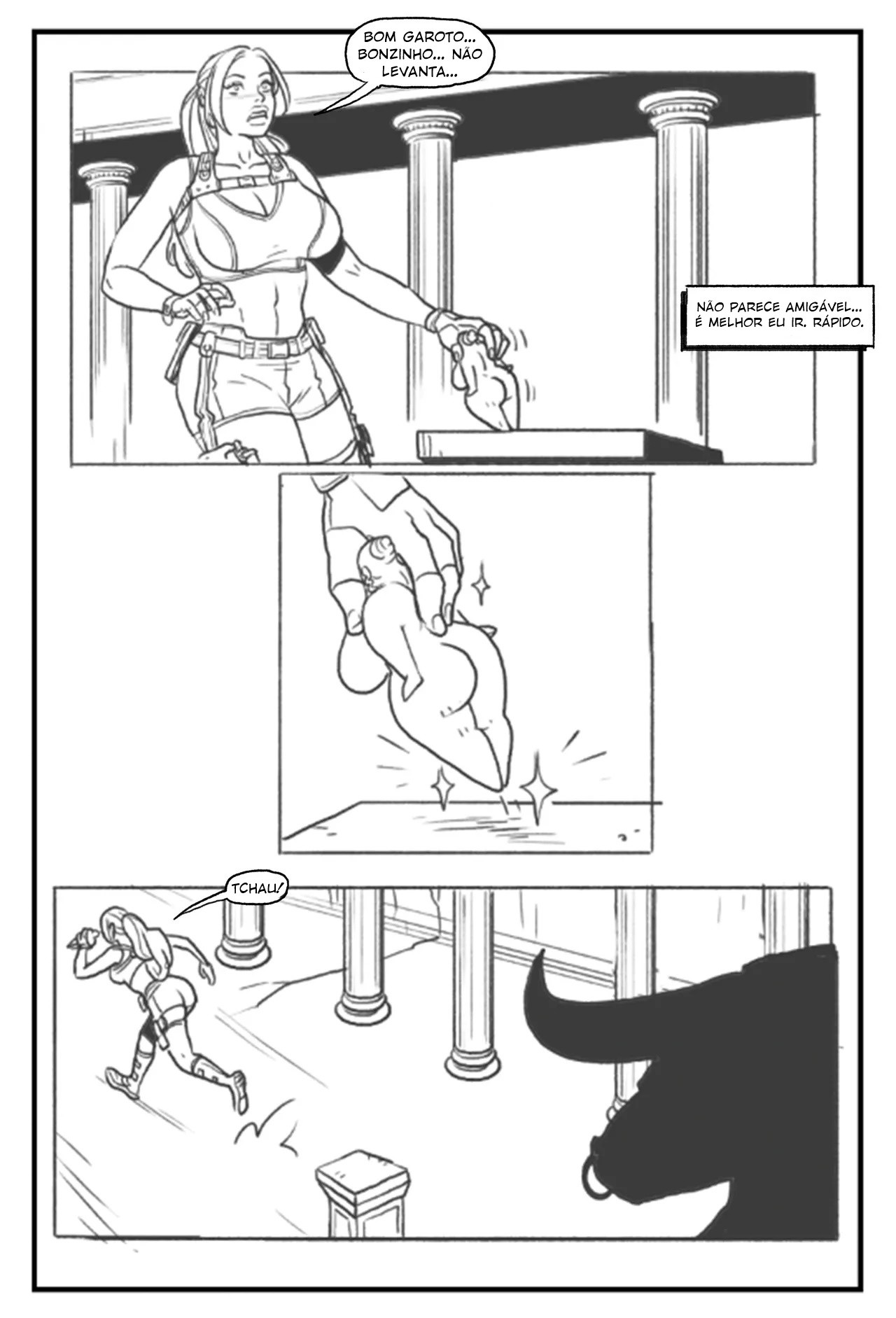 Lara Croft: Labyrinth Of The Minotaur Hentai pt-br 07