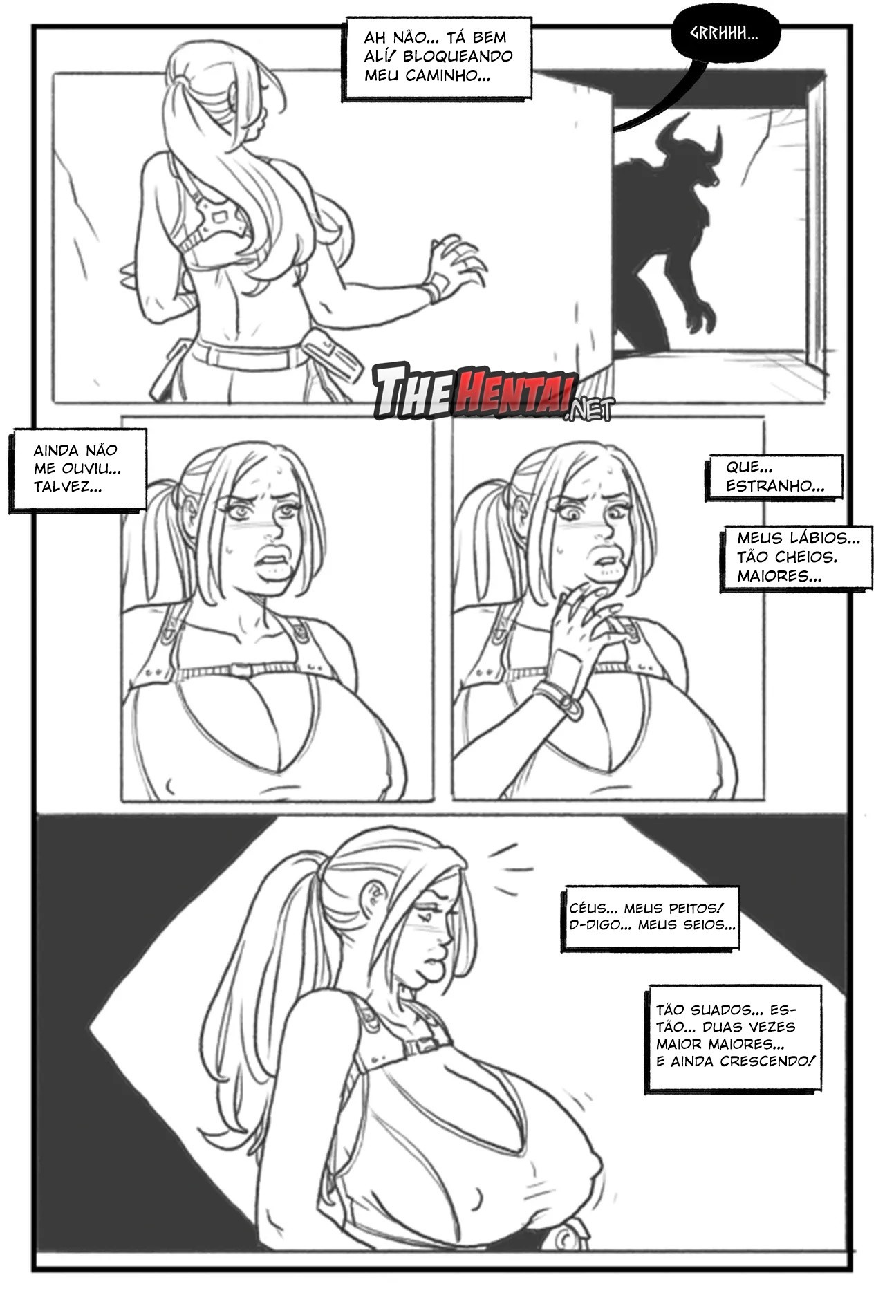 Lara Croft: Labyrinth Of The Minotaur Hentai pt-br 12