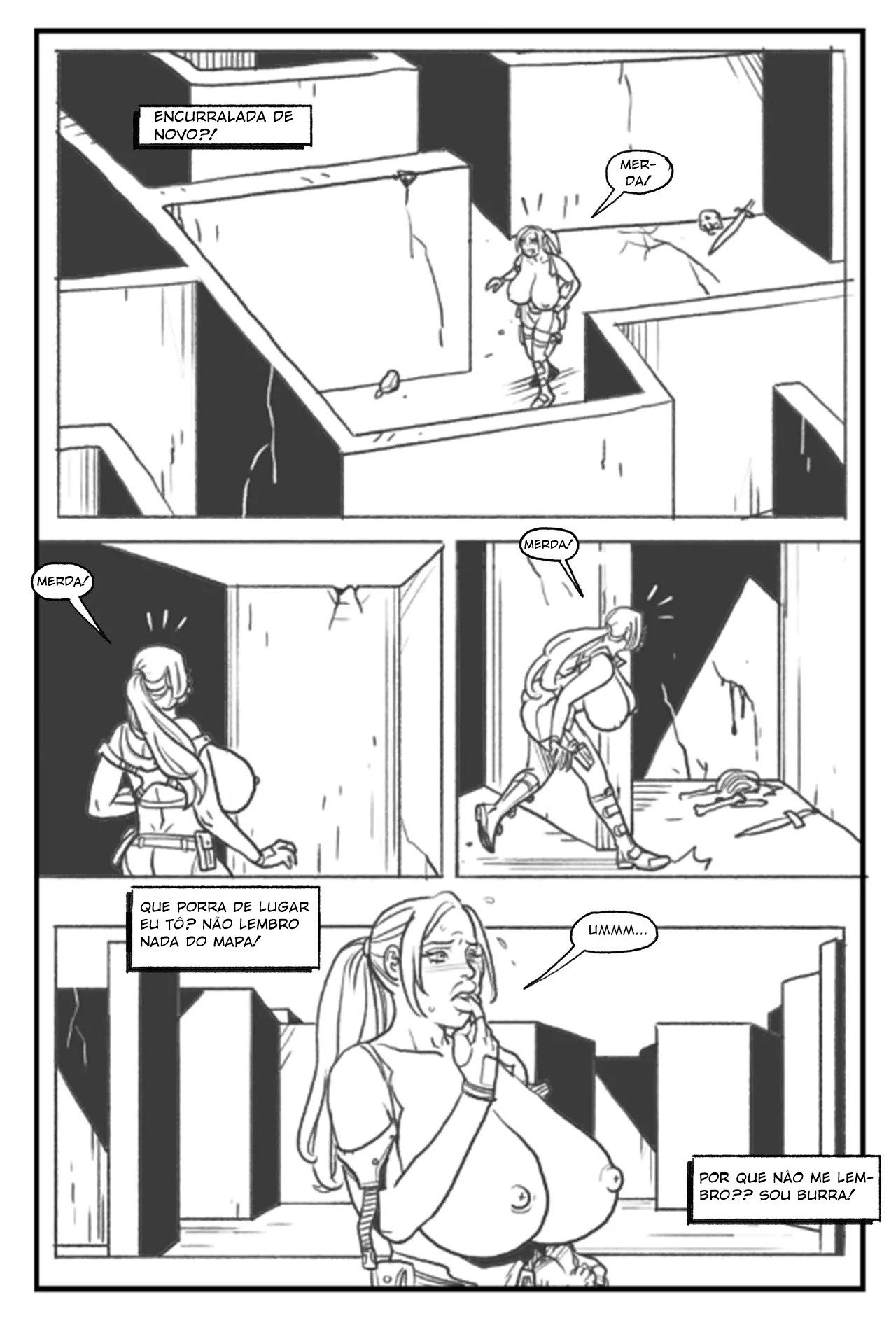 Lara Croft: Labyrinth Of The Minotaur Hentai pt-br 17