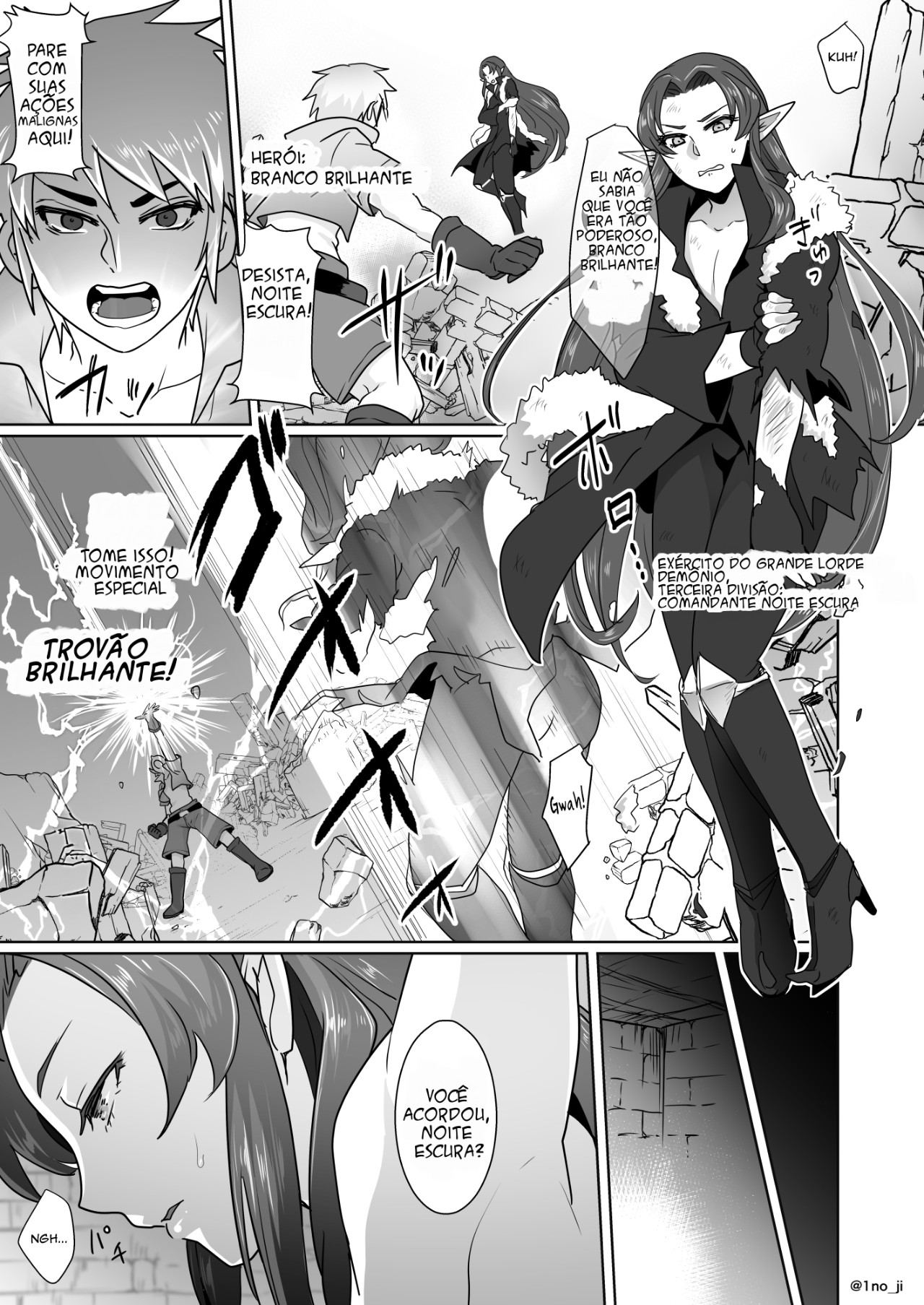 Maou-gun No Moto Kanbu Ga Yuusha Ni Makete Mesu Ni Sareru Hanashi Hentai pt-br 02