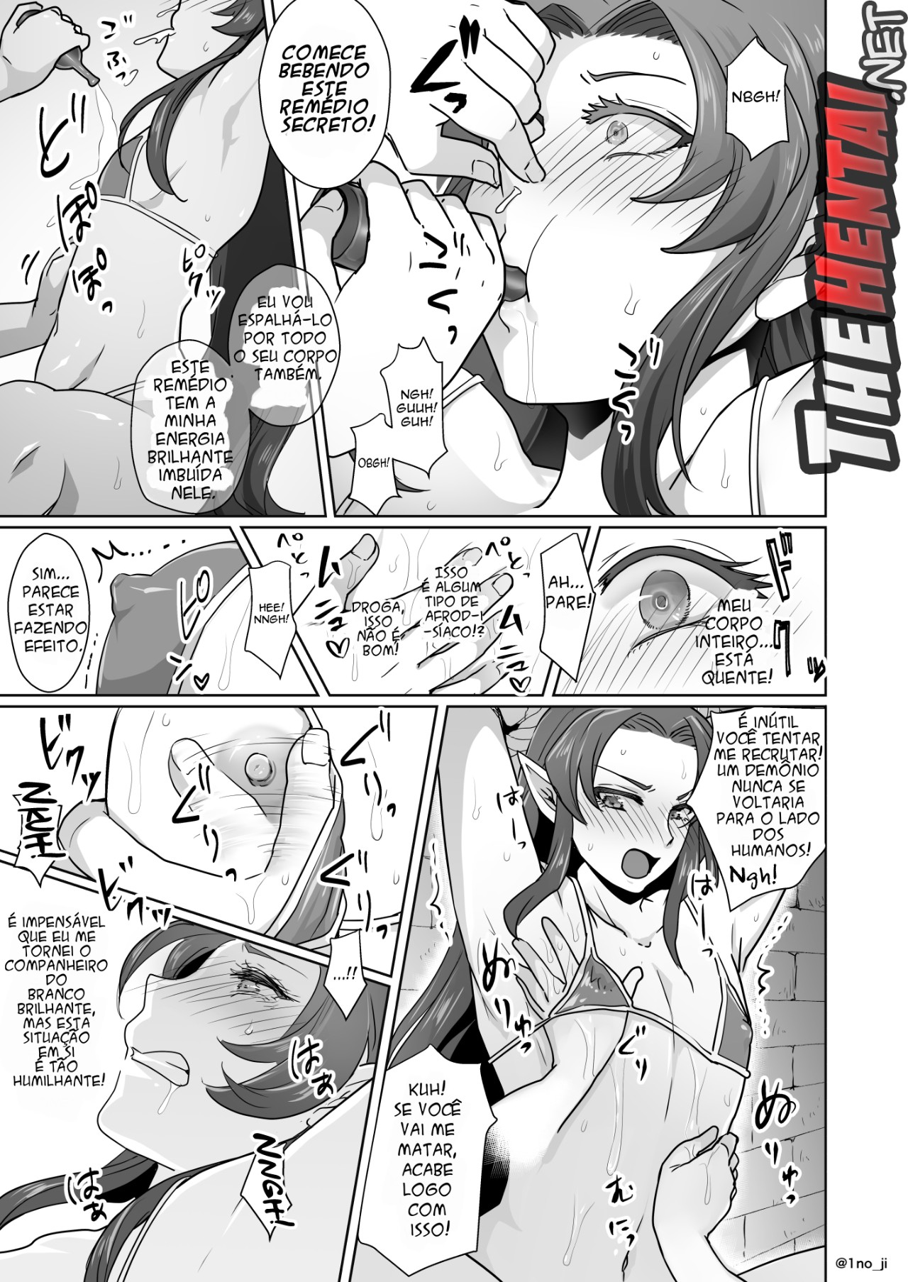 Maou-gun No Moto Kanbu Ga Yuusha Ni Makete Mesu Ni Sareru Hanashi Hentai pt-br 04
