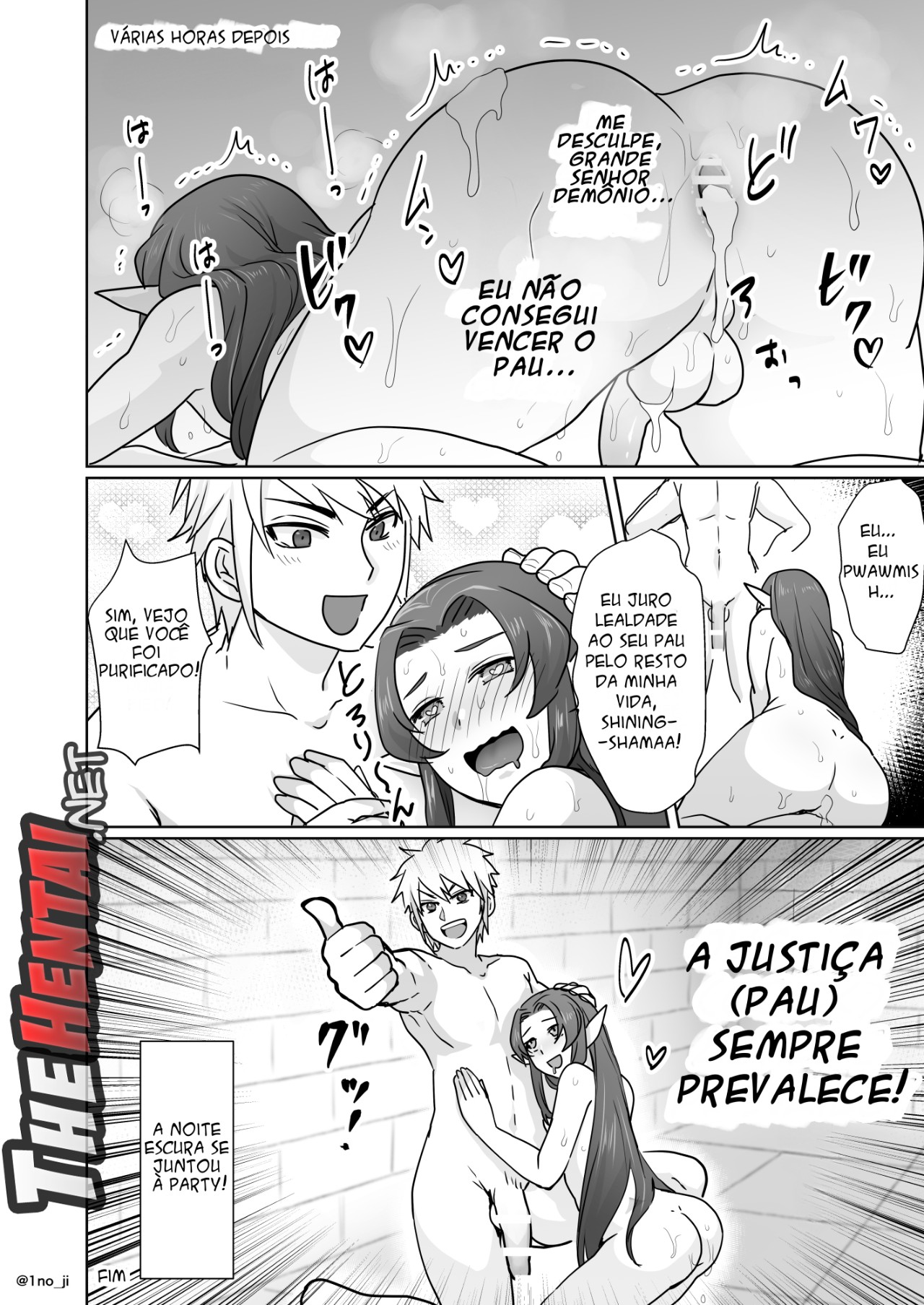 Maou-gun No Moto Kanbu Ga Yuusha Ni Makete Mesu Ni Sareru Hanashi Hentai pt-br 07