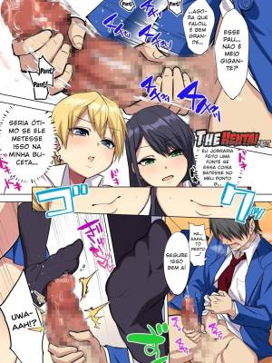 My Big Cock Is Getting Squeezed By Huge Breasted Bitch Gals!! Hentai pt-br 12