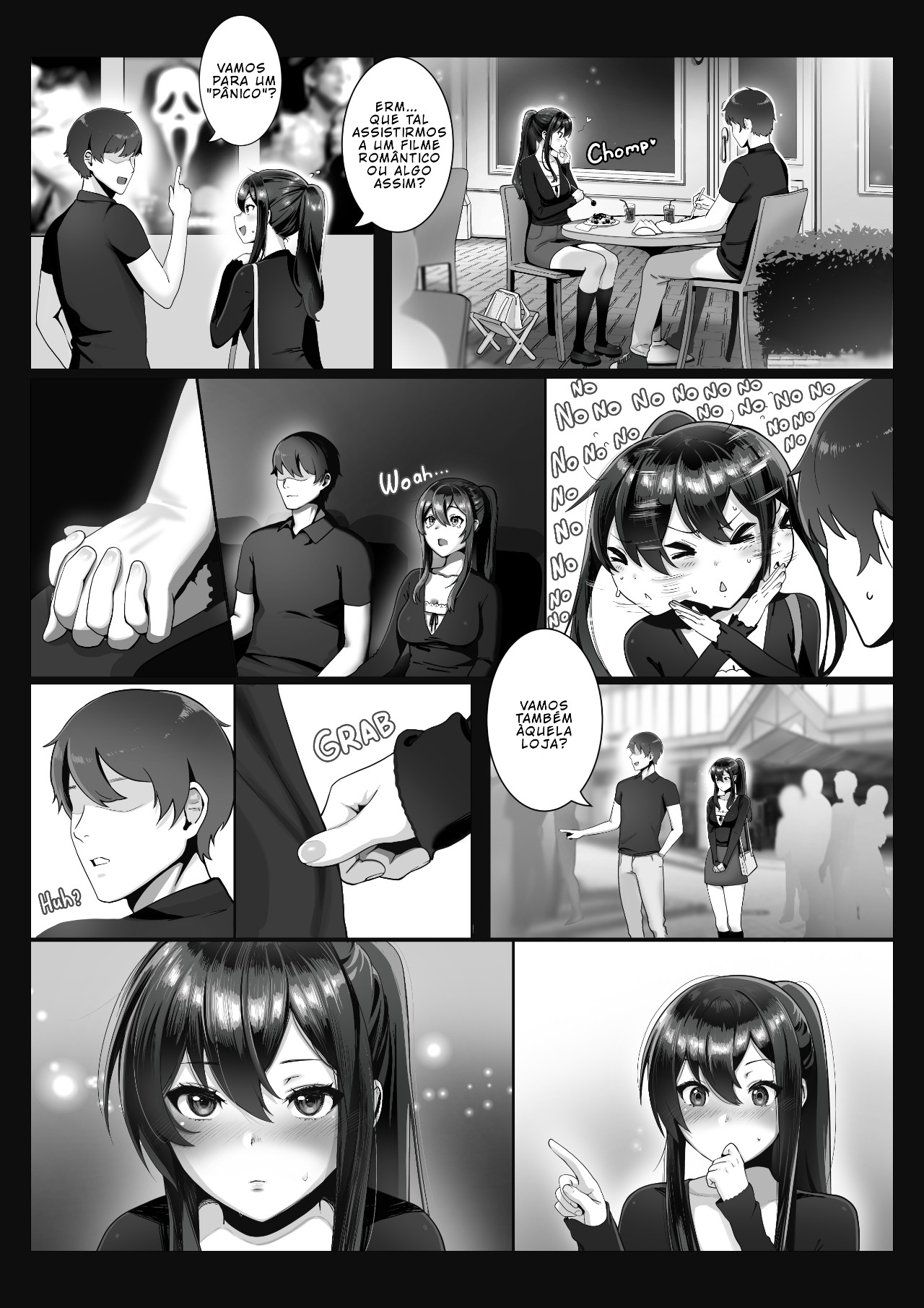 Nanami-chan Can't Resist After a Date! Cafe, Cinema, Love Hotel Hentai pt-br 03