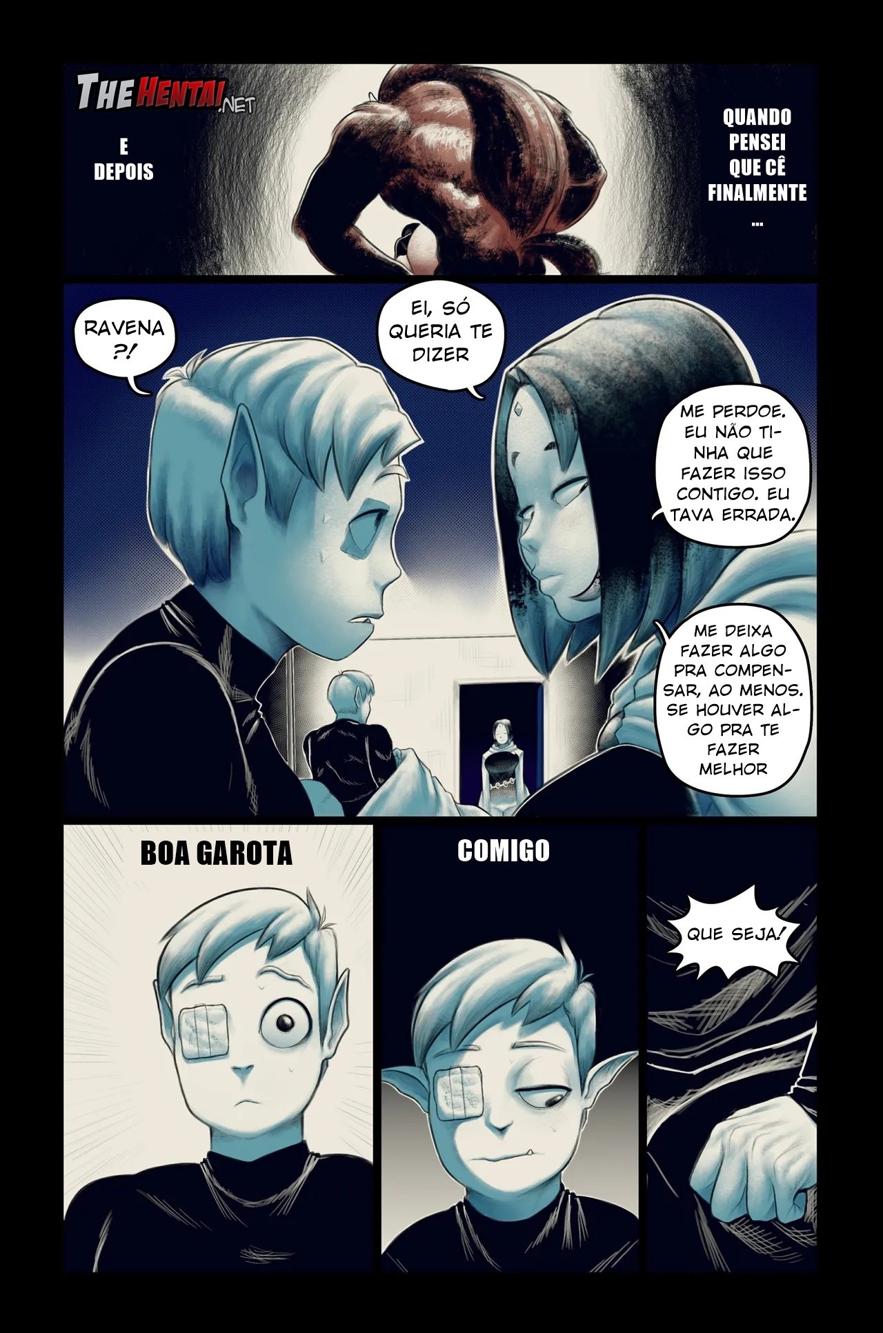 Raven Doesn't Smile Hentai pt-br 18