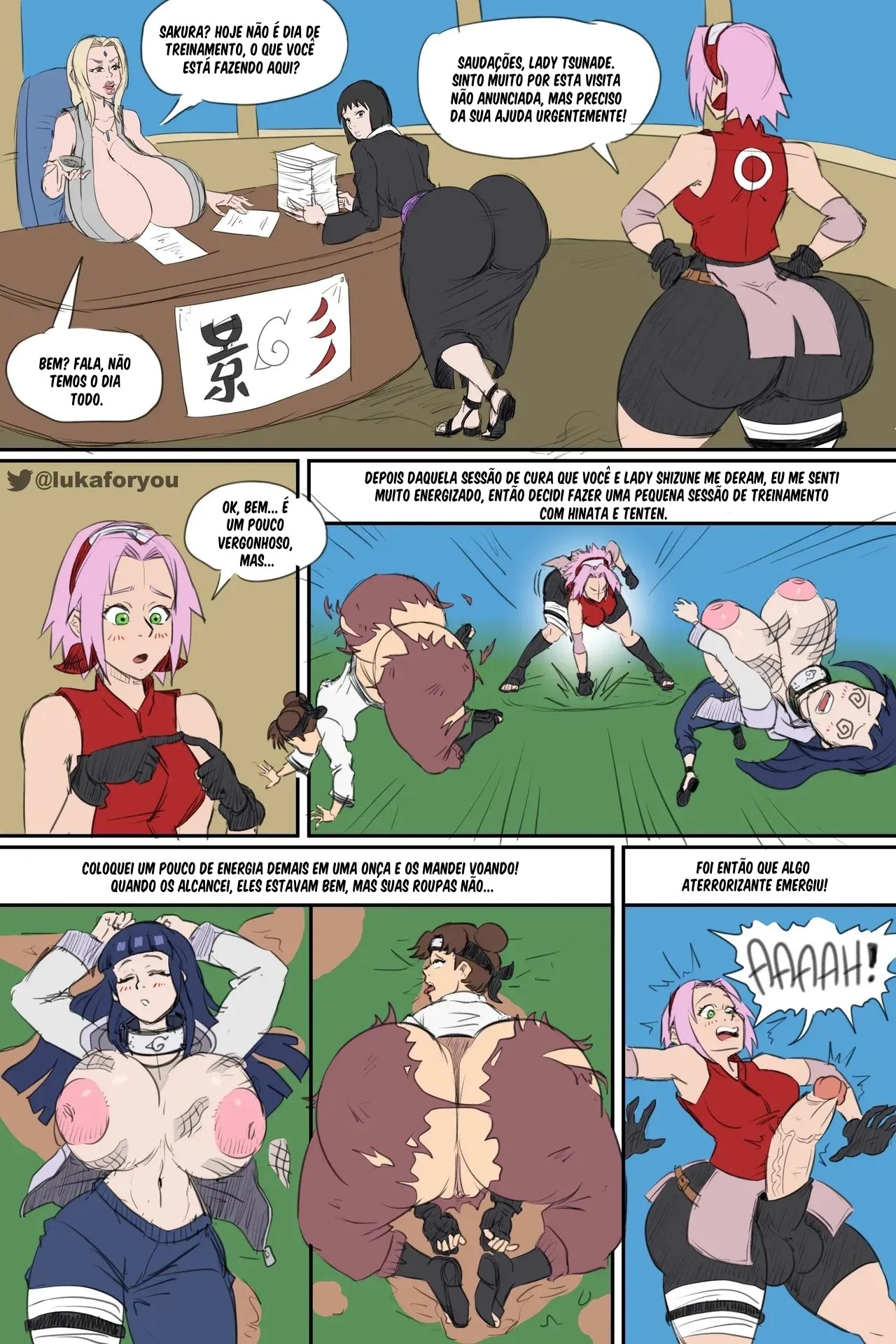 Sakura Showdown Hentai pt-br 03