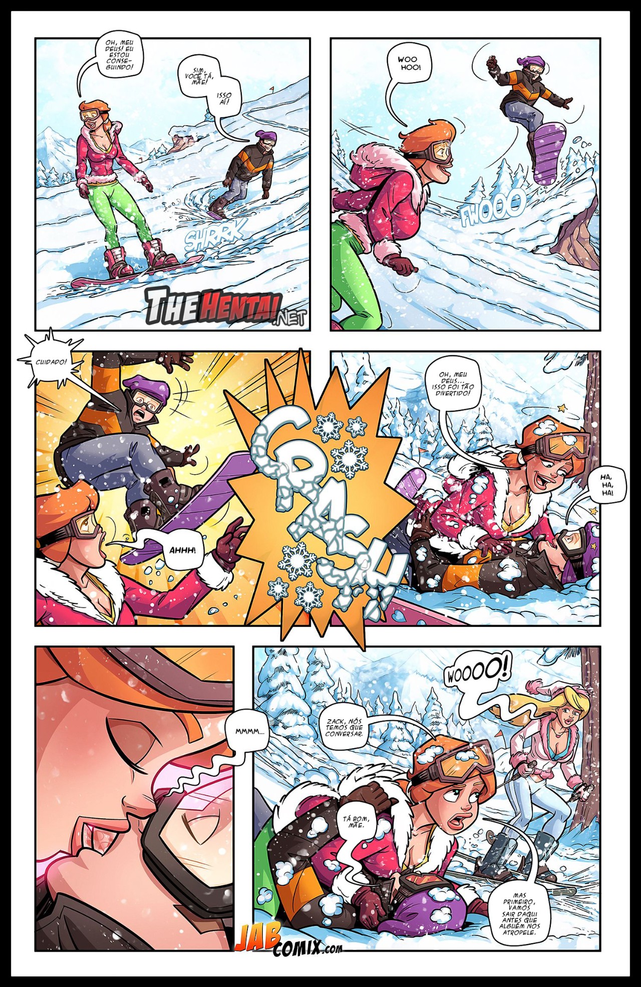 Snowed In By JABComix Hentai pt-br 16