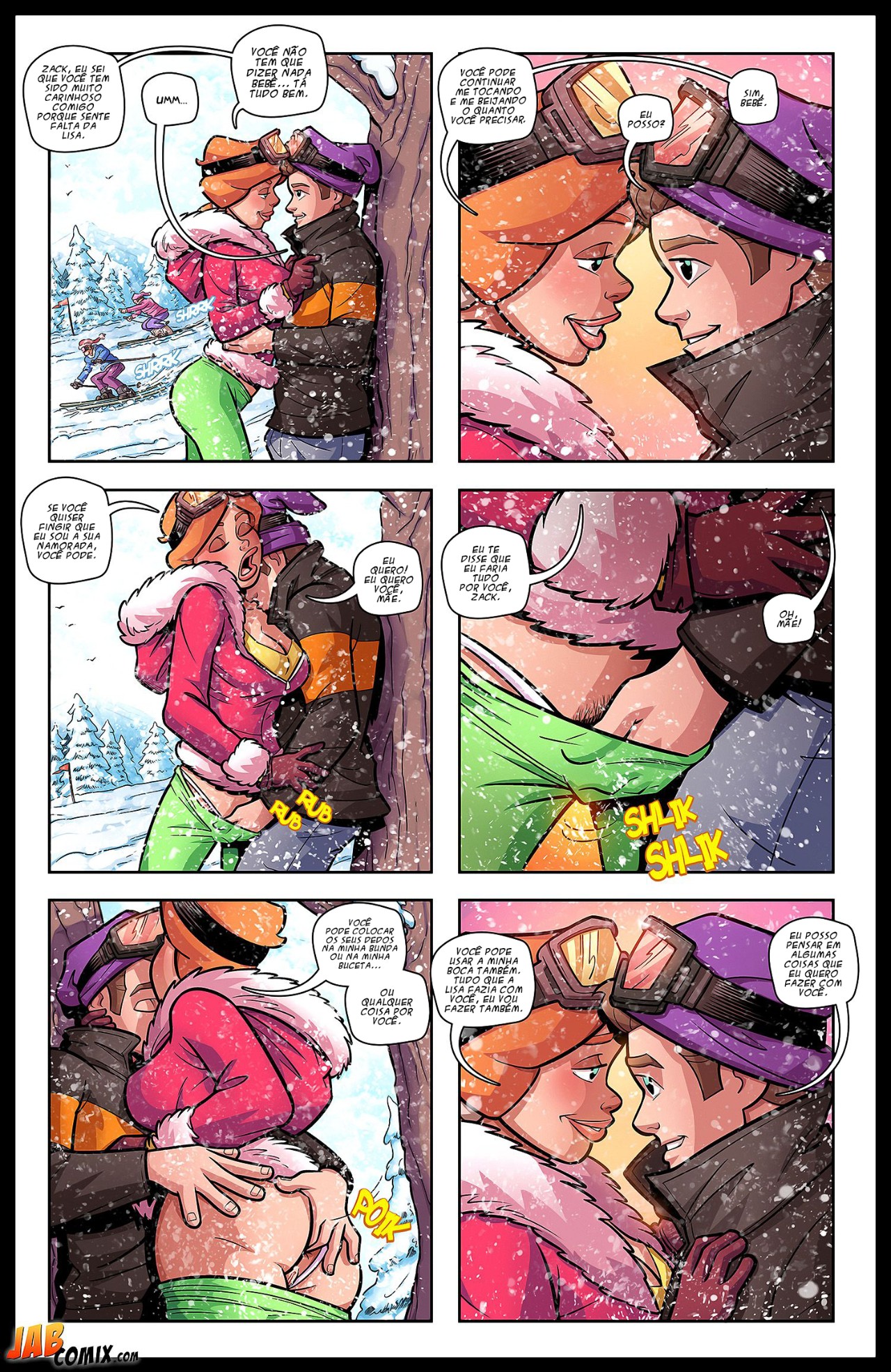 Snowed In By JABComix Hentai pt-br 17