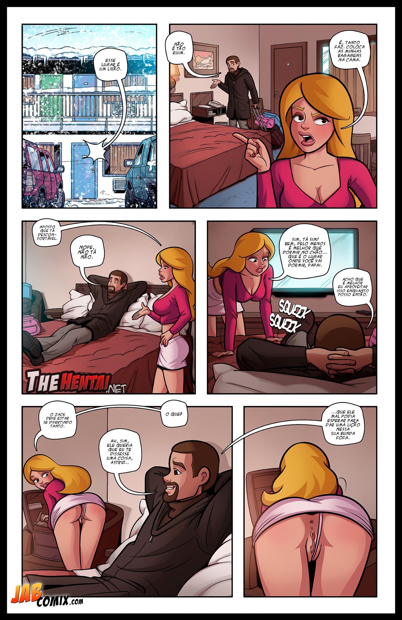 Snowed In By JABComix Hentai pt-br 19