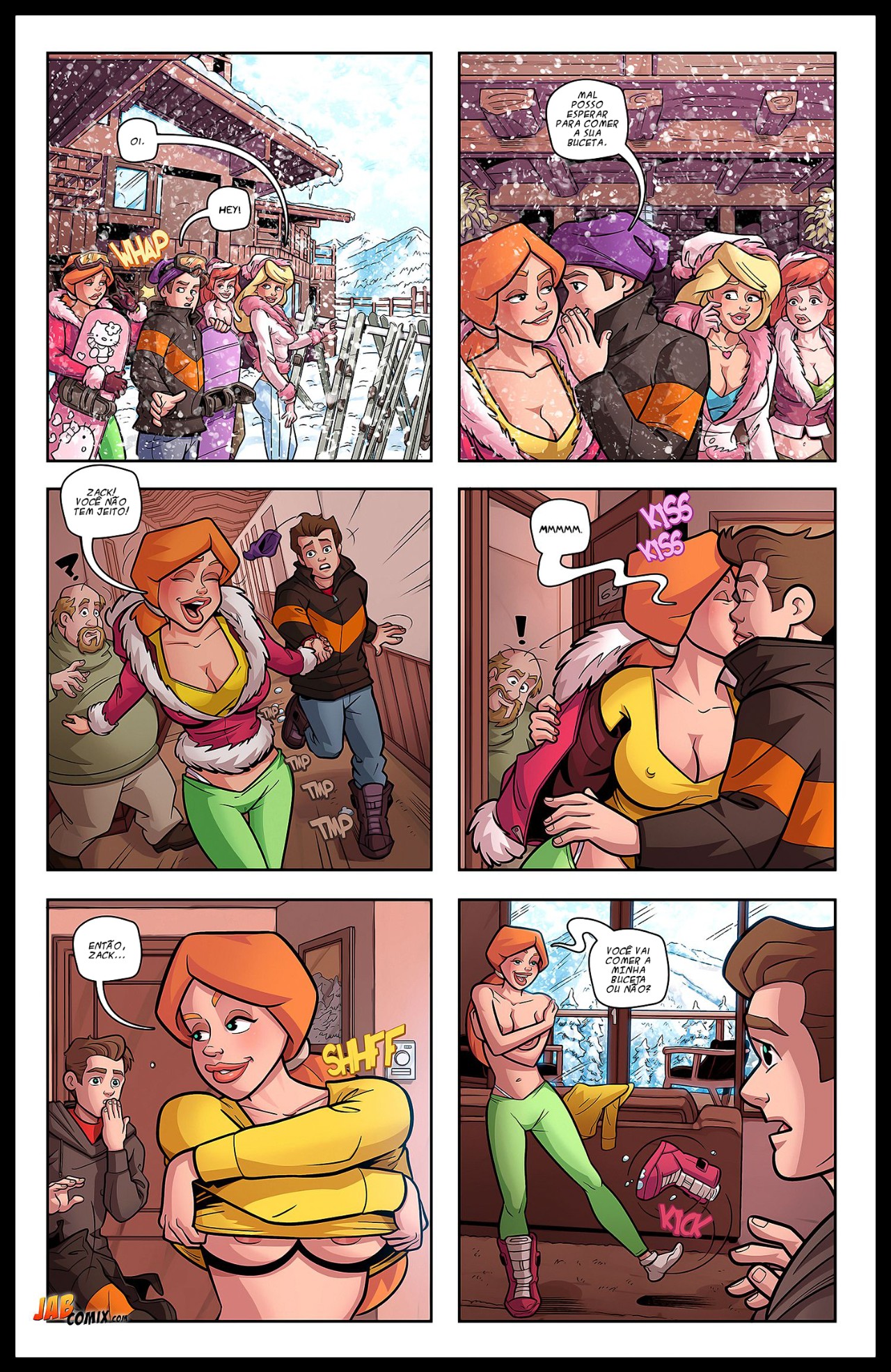 Snowed In By JABComix Hentai pt-br 20