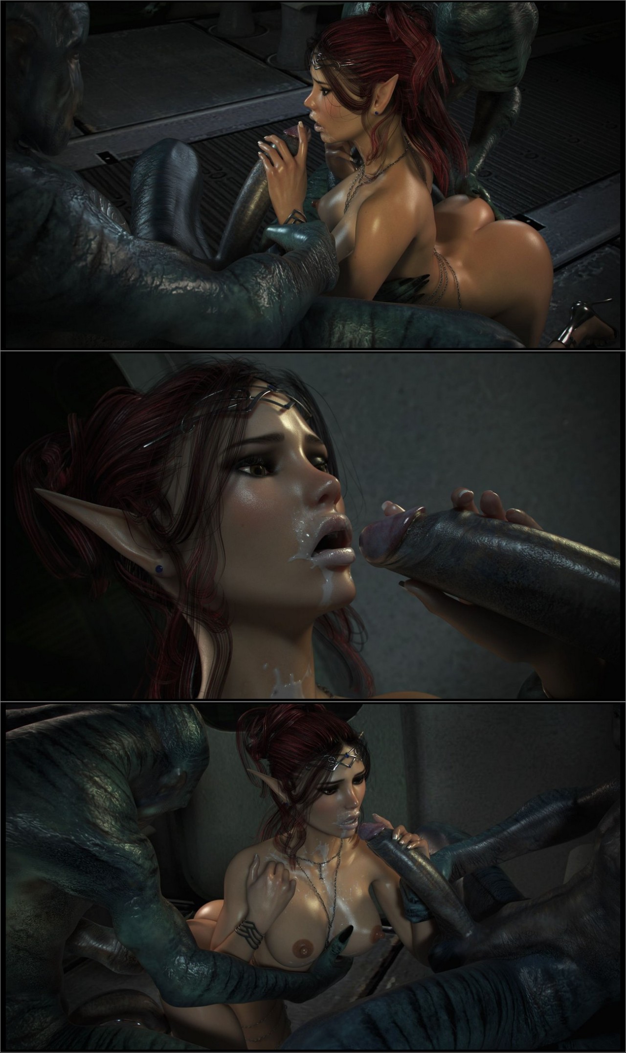 Elven Desires: Distress Signal Hentai pt-br 28