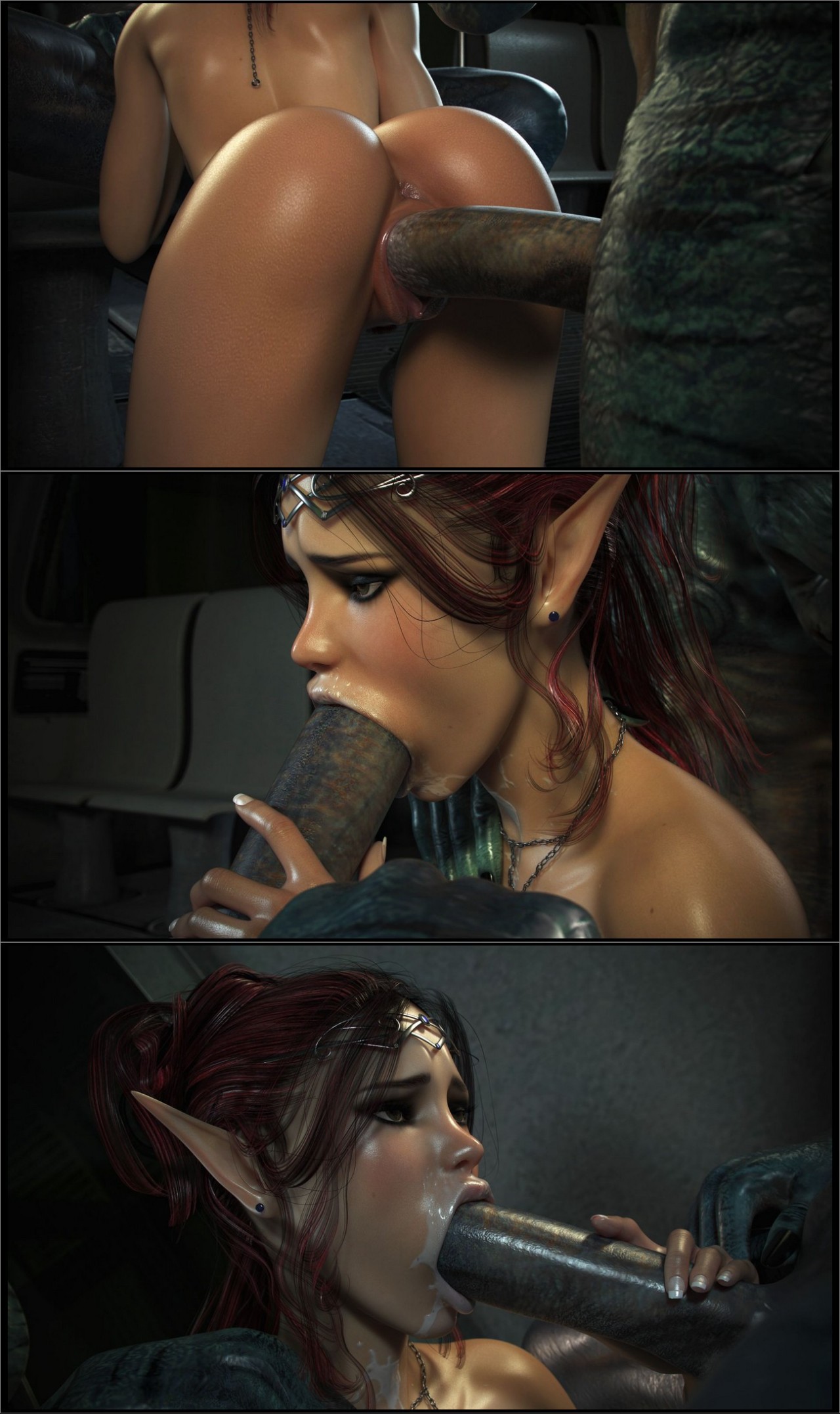 Elven Desires: Distress Signal Hentai pt-br 31
