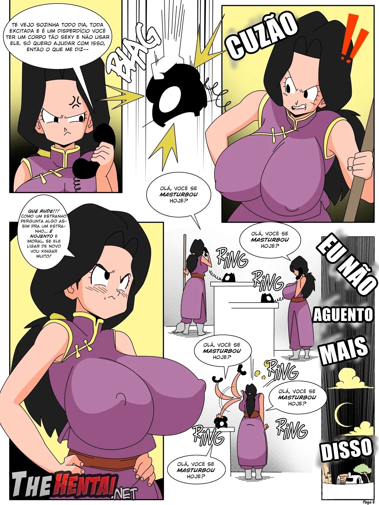 Future Chichi And The Mysterious Caller Hentai pt-br 09