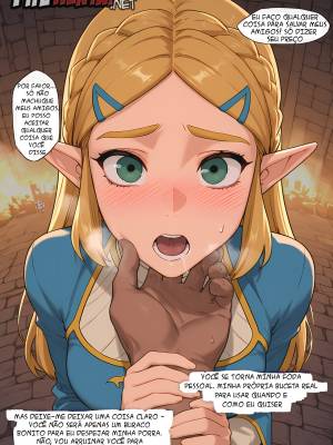 Princess Pissed On: Blaced, QOS Queen Hentai pt-br 01