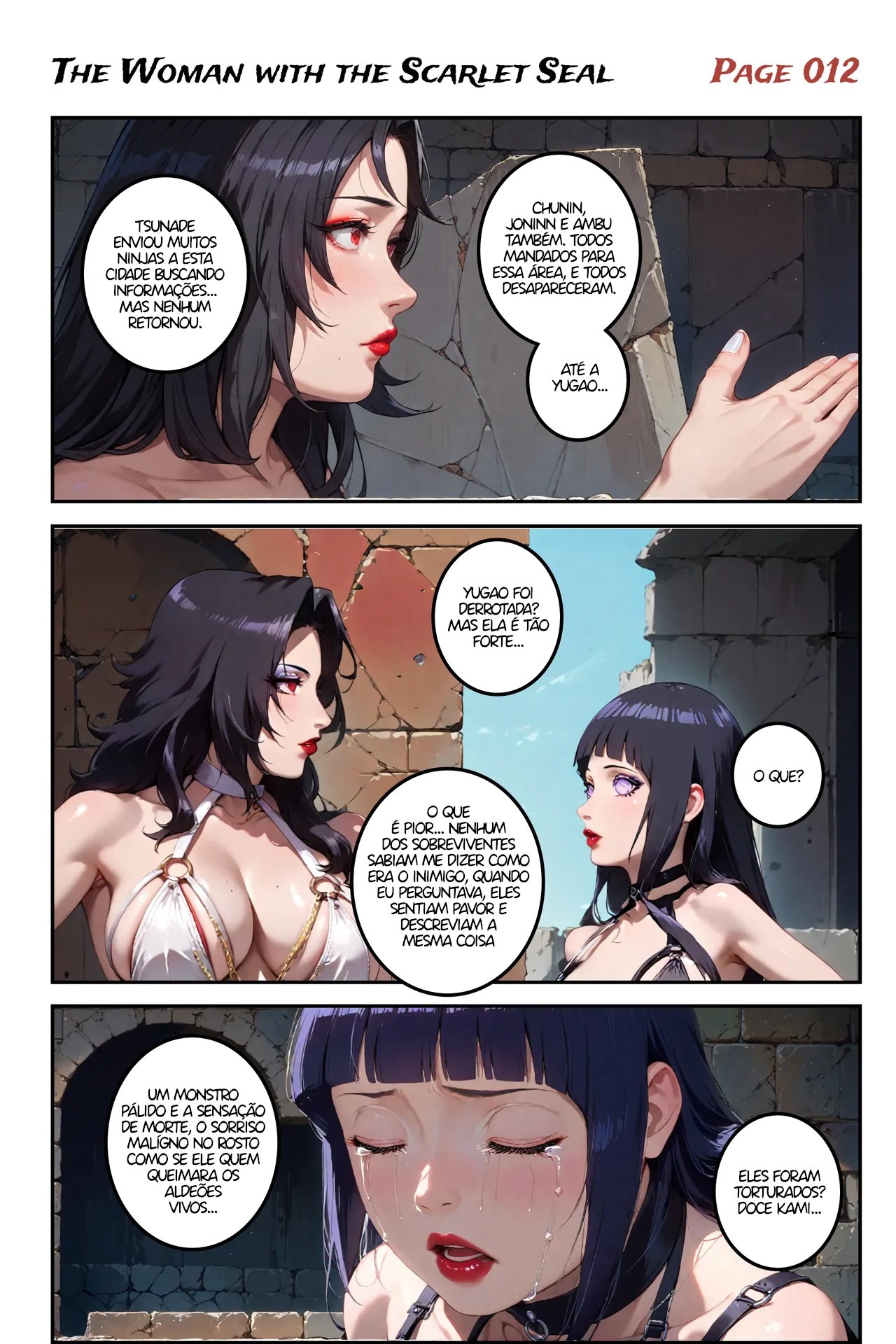 The Woman With The Scarlet Seal: Hinata  Hentai pt-br 13