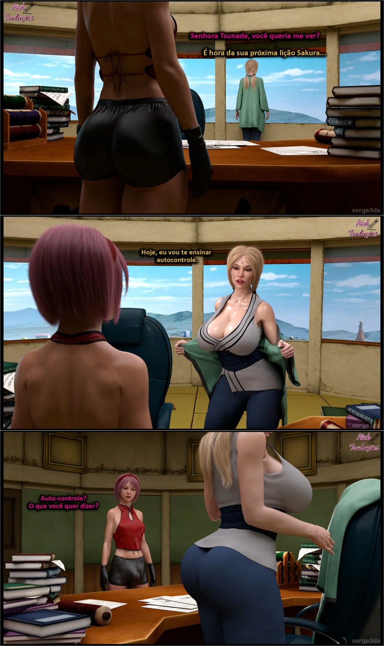 Training Tsunade Hentai pt-br 03