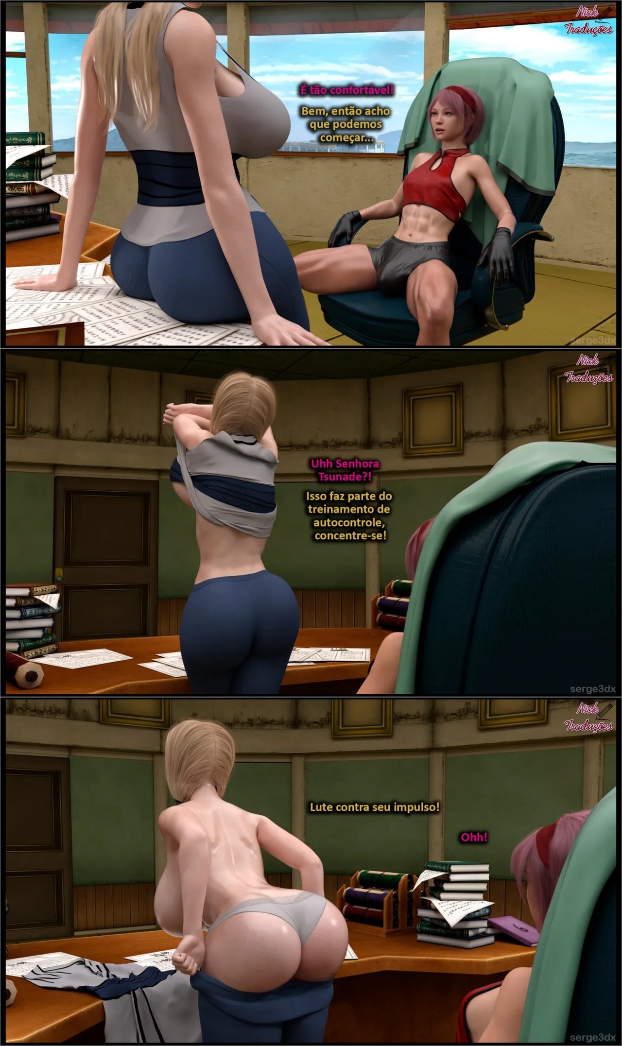 Training Tsunade Hentai pt-br 05