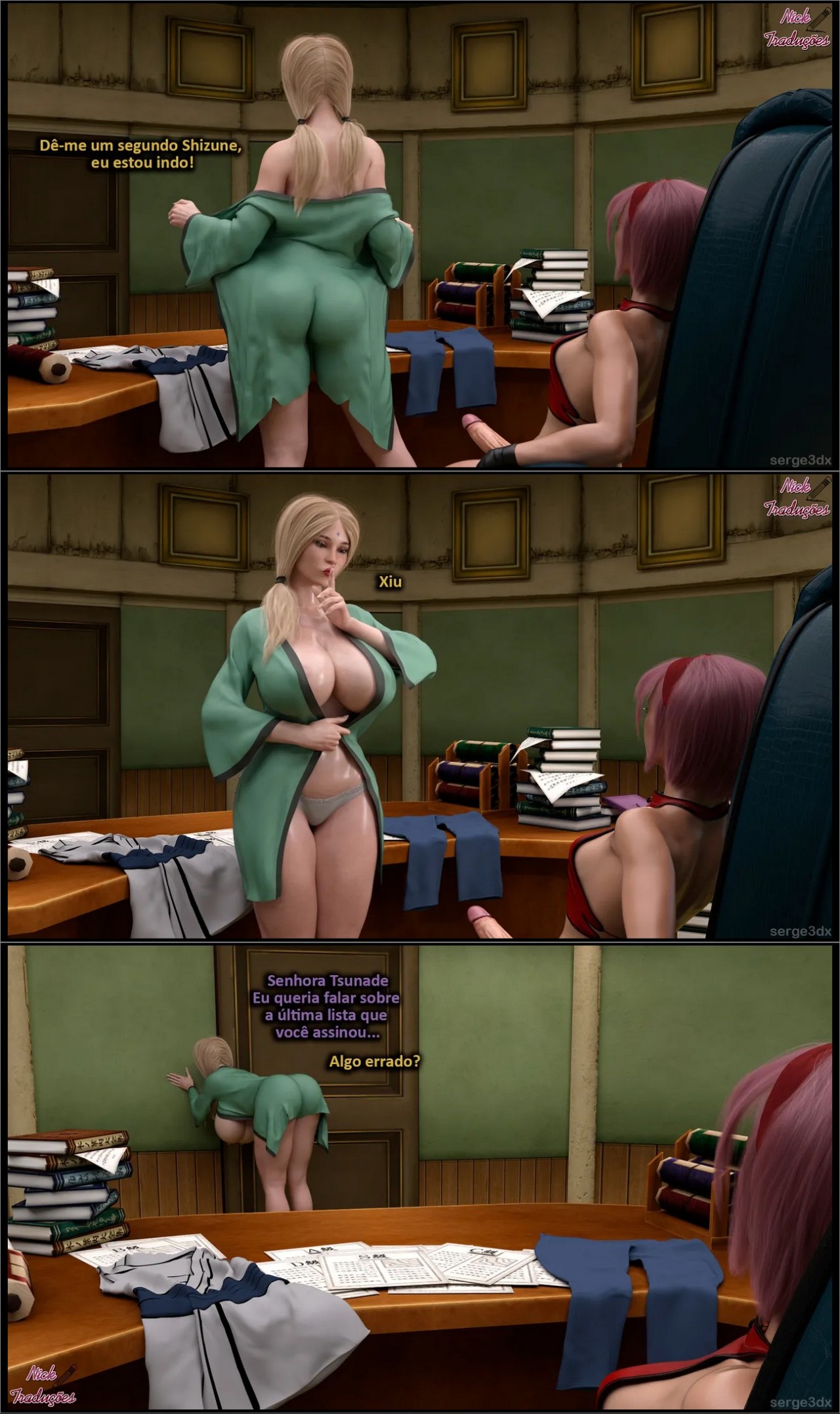 Training Tsunade Hentai pt-br 12