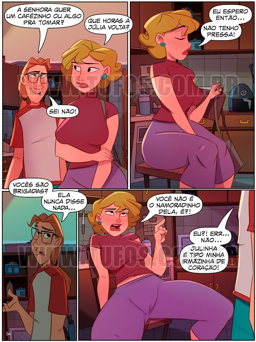 Conhecendo a mãe da Julinha (Tufos) Hentai pt-br 04