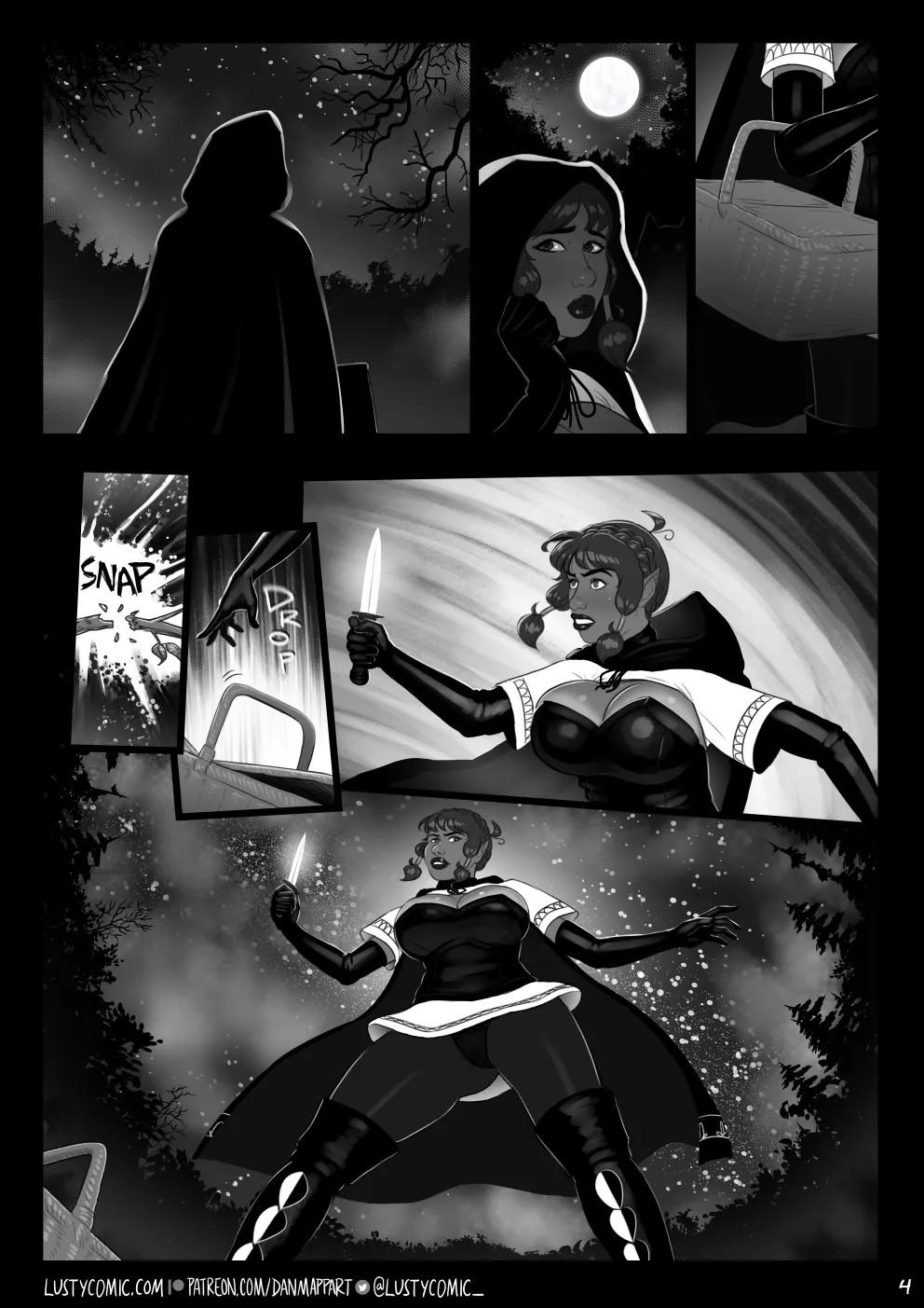 Lusty And The Big Bad Werewolf  Hentai pt-br 04