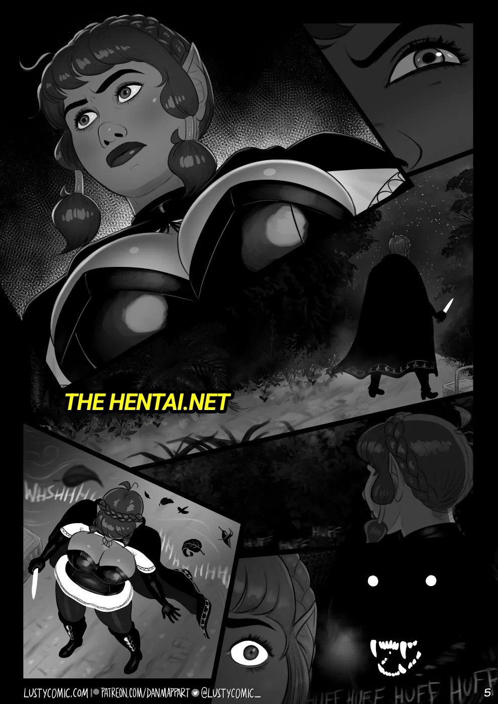 Lusty And The Big Bad Werewolf  Hentai pt-br 05