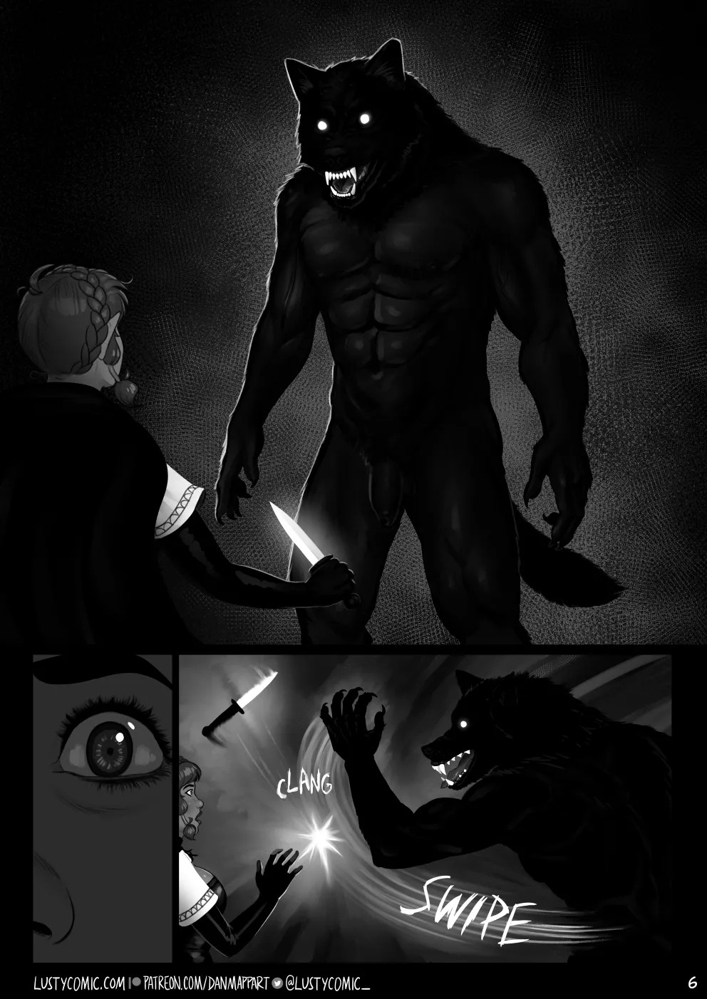 Lusty And The Big Bad Werewolf  Hentai pt-br 06