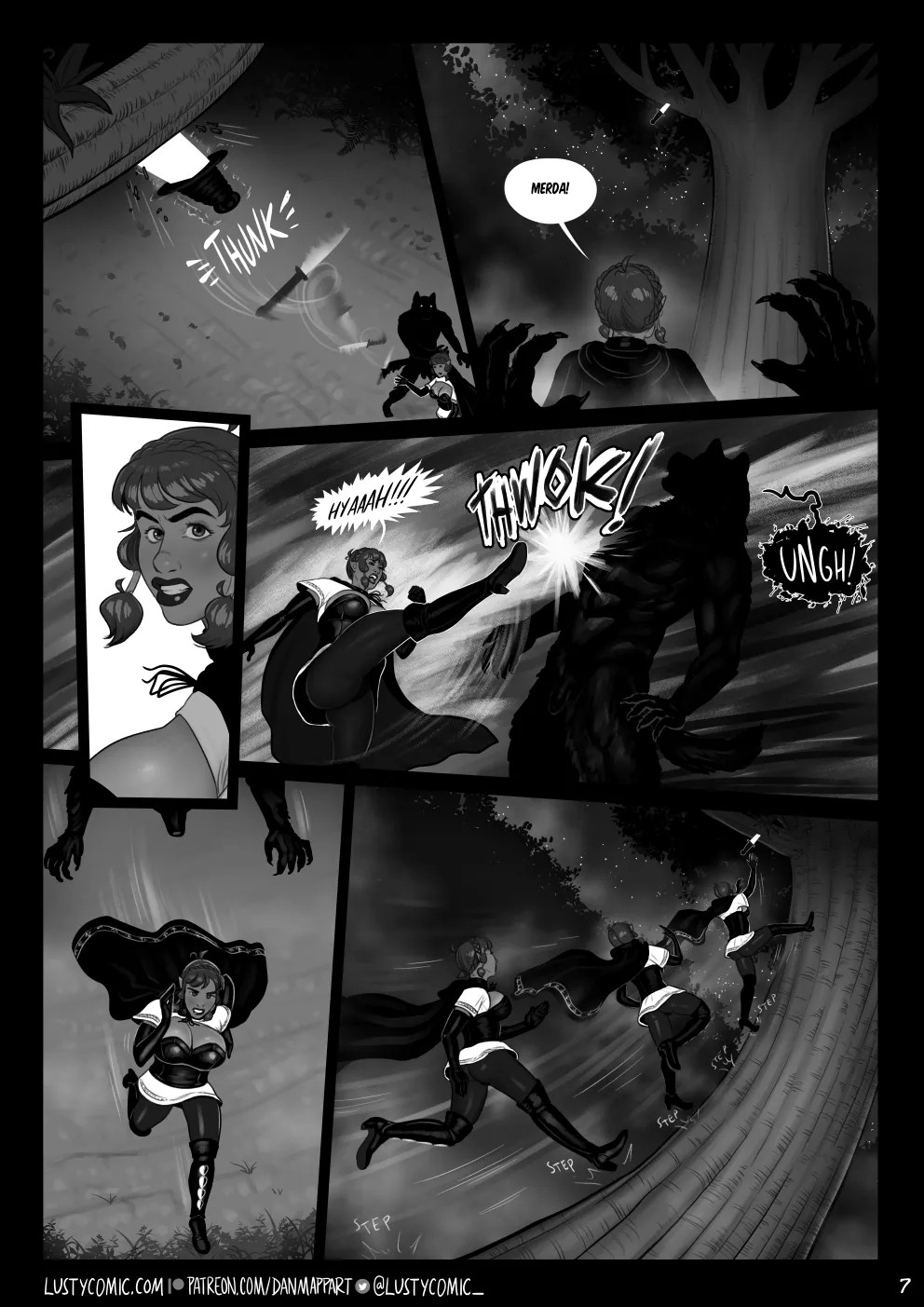 Lusty And The Big Bad Werewolf  Hentai pt-br 07