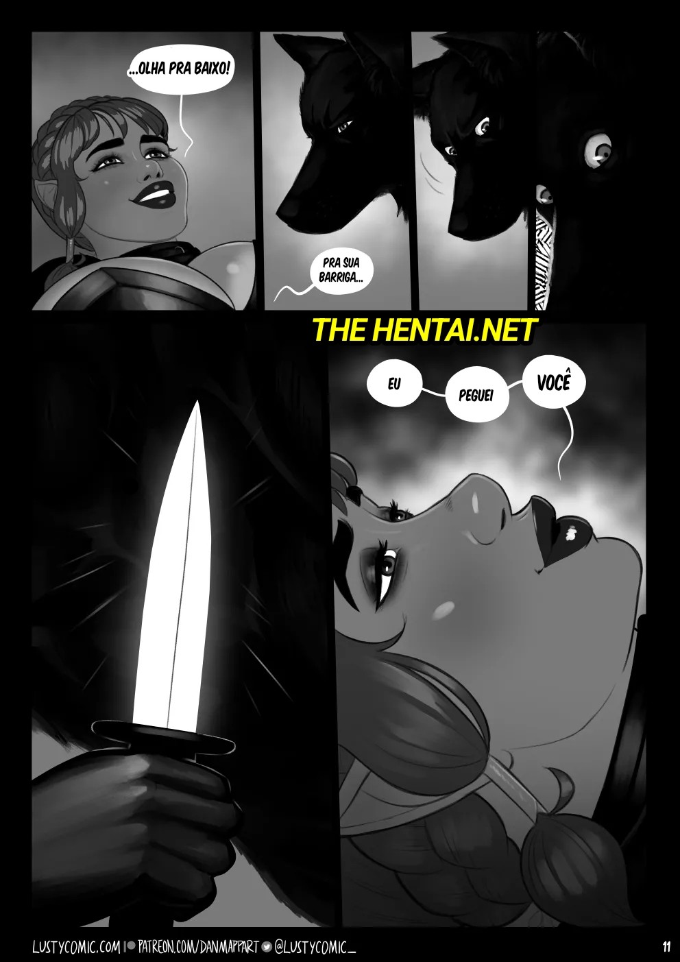 Lusty And The Big Bad Werewolf  Hentai pt-br 11