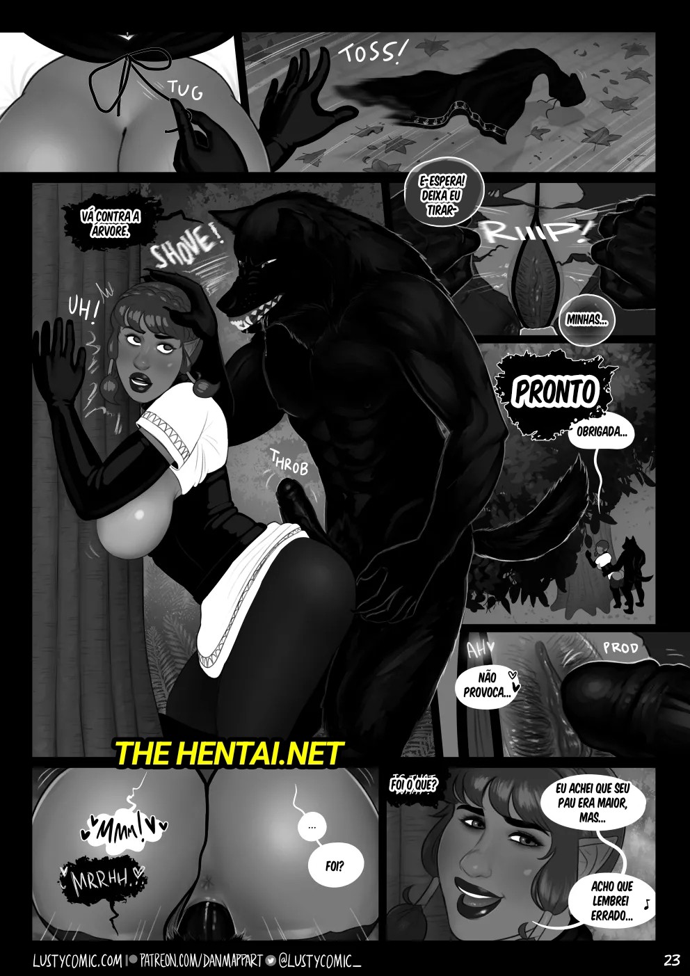 Lusty And The Big Bad Werewolf  Hentai pt-br 23