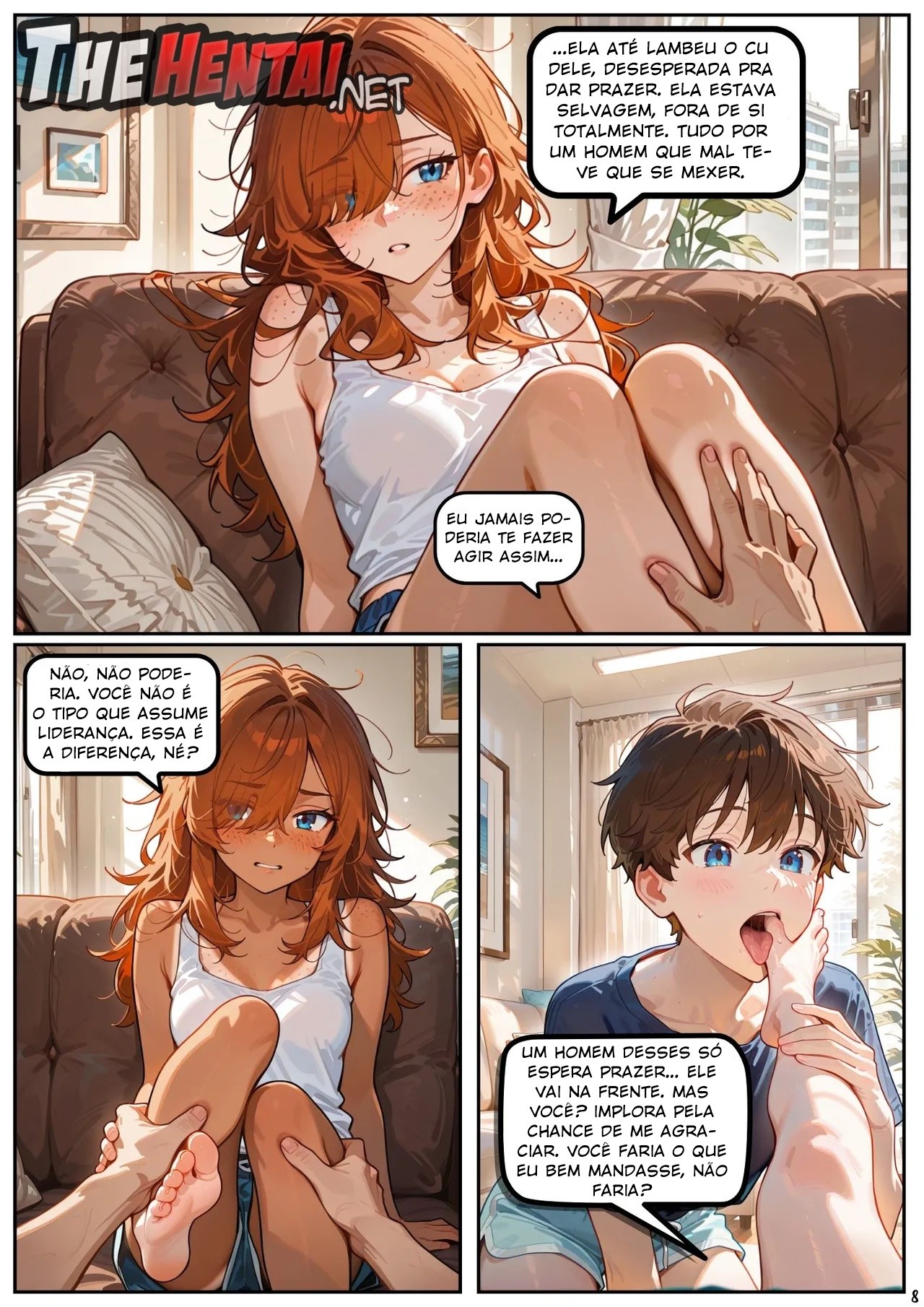 Scarlett Blaze Part 6: Small Pleasures, Big Fantasies  Hentai pt-br 09