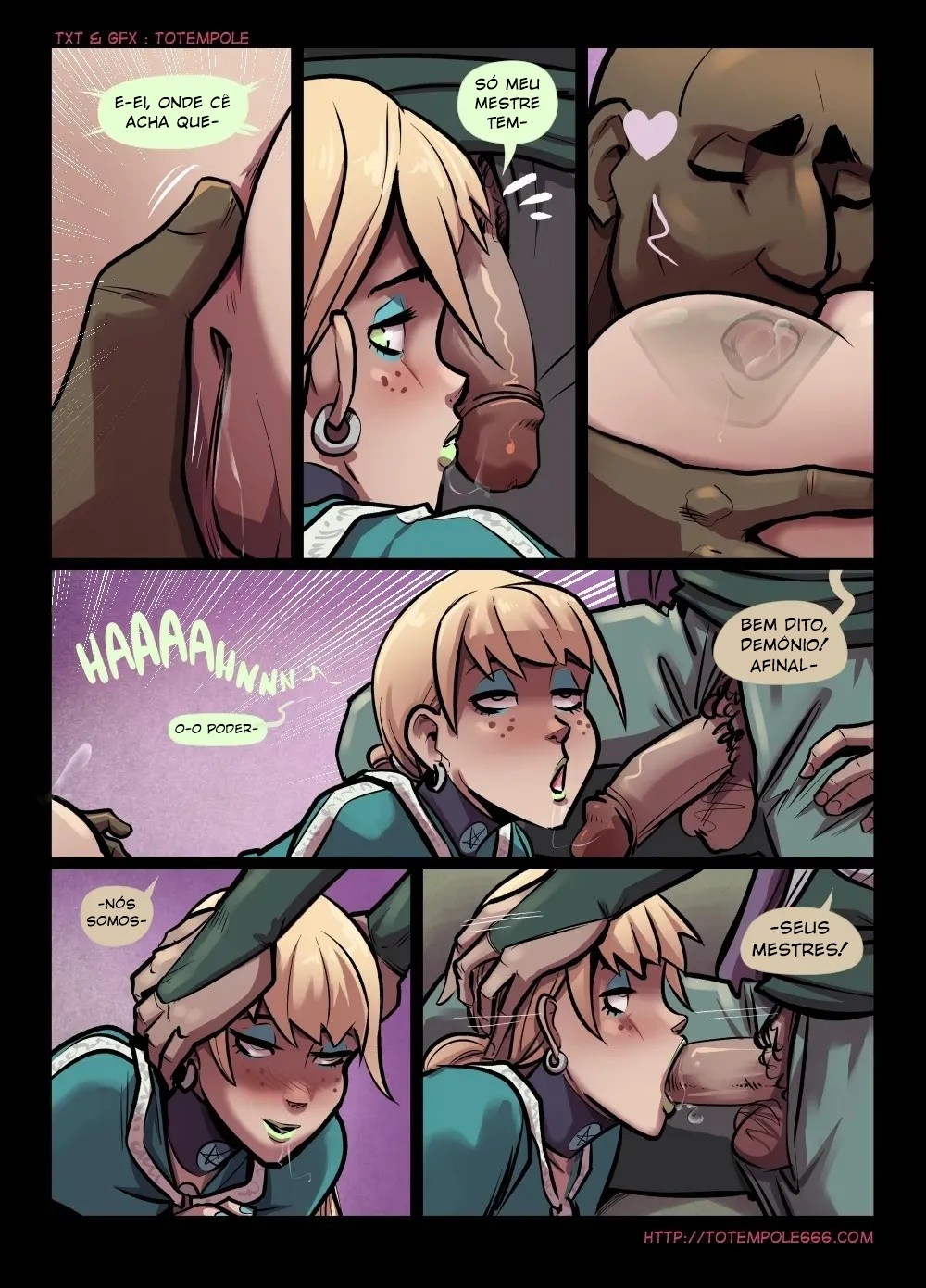 The Cummoner Part 28: Soul-Bound Sorceress Hentai pt-br 32