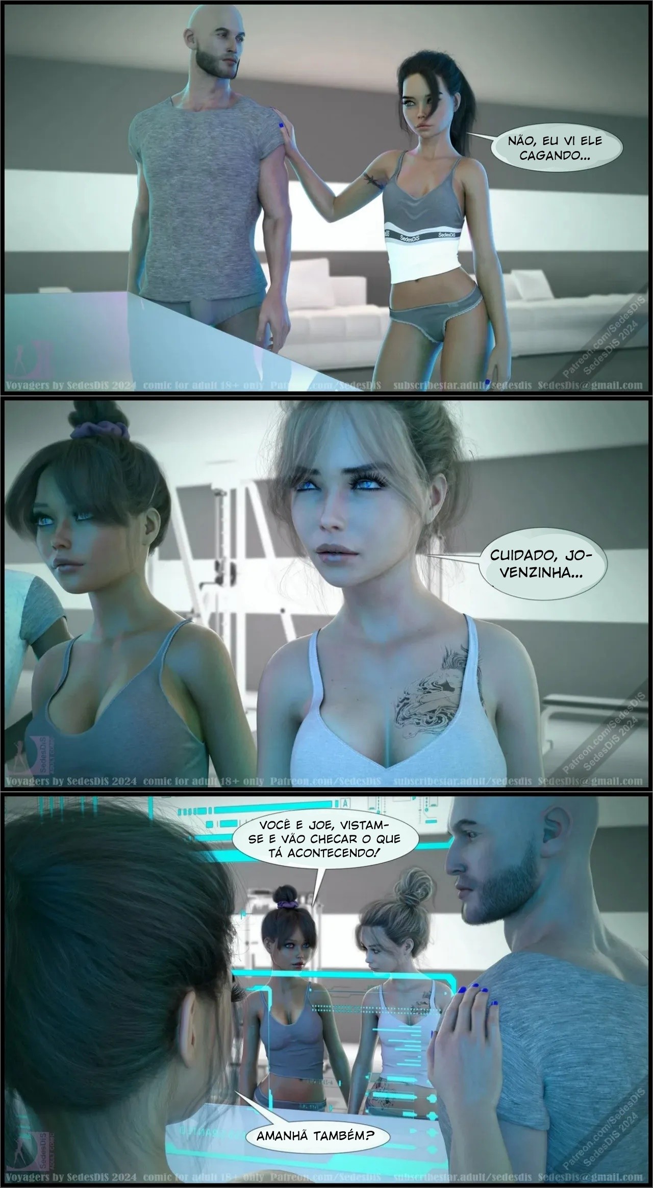 Voyagers By SedesDiS Hentai pt-br 40