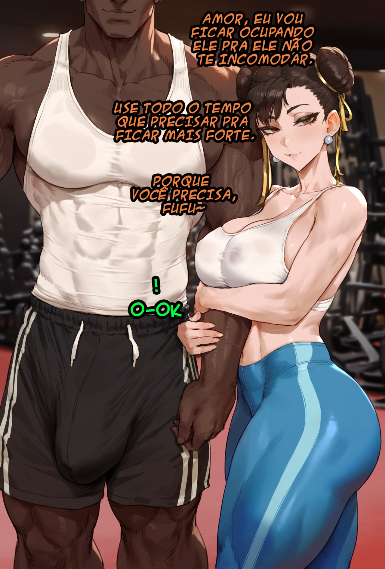 Chun-Li Finds a New Gym Partner Hentai pt-br 05