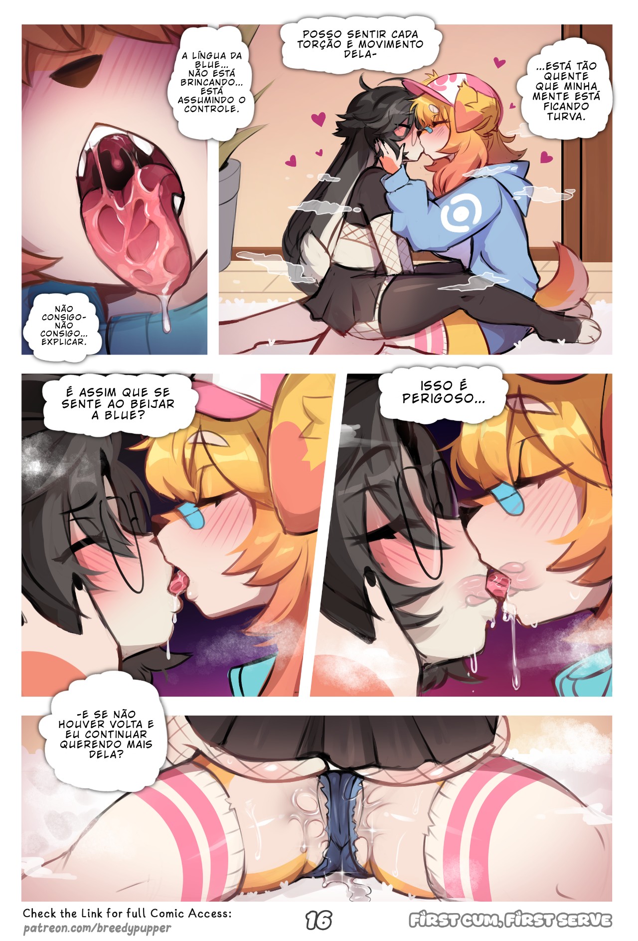 First Cum, First Serve! Hentai pt-br 17