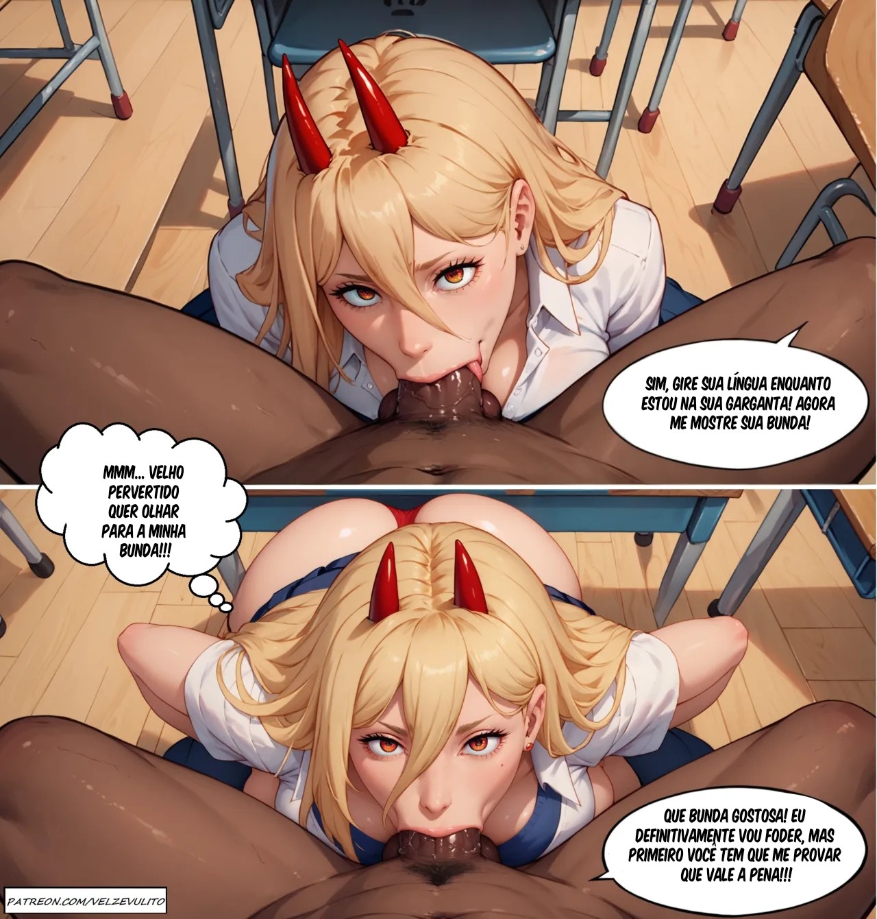 Power's School Adventures  Hentai pt-br 12