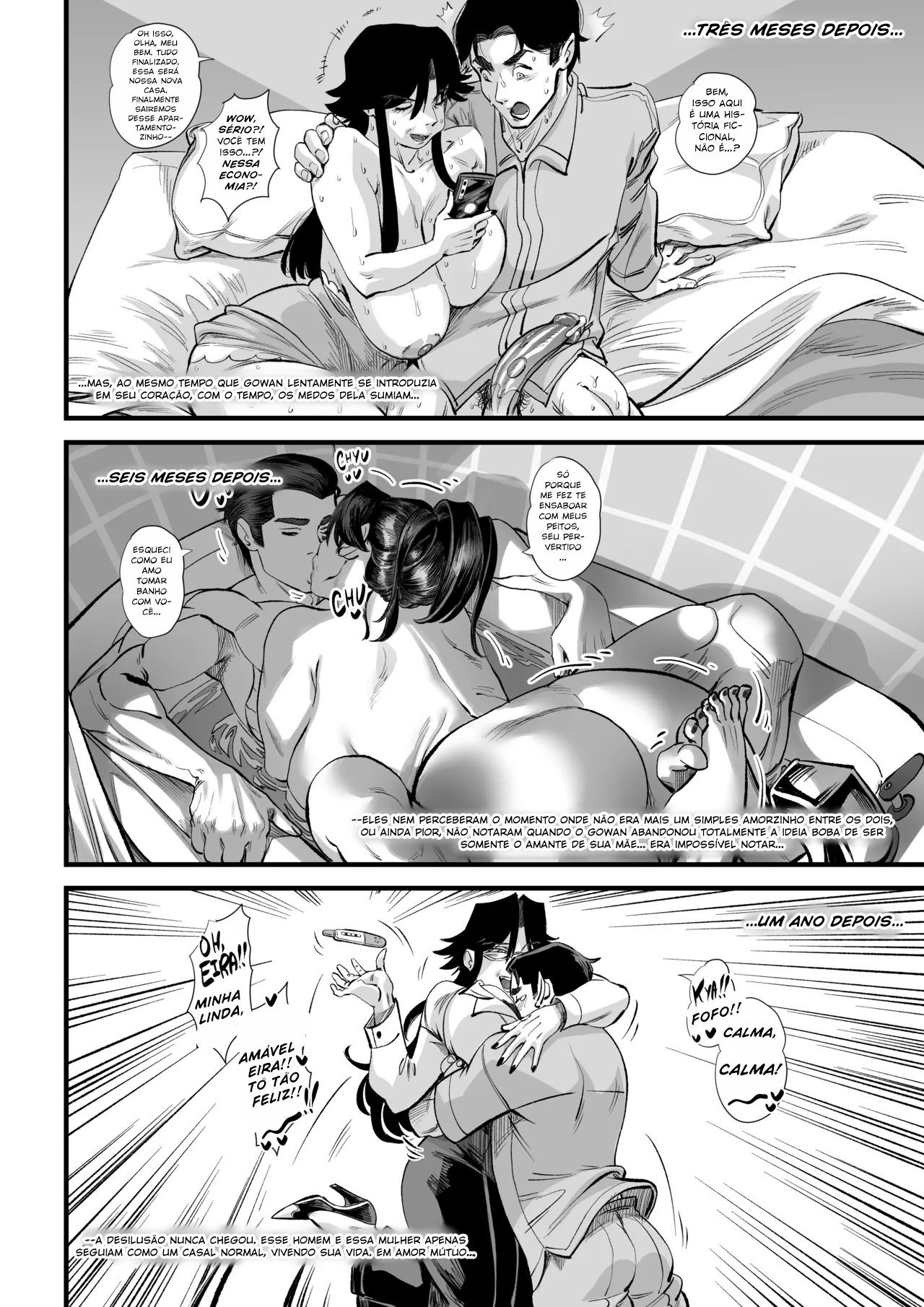 A Strict Mother's Unhindered Desire  Hentai pt-br 64