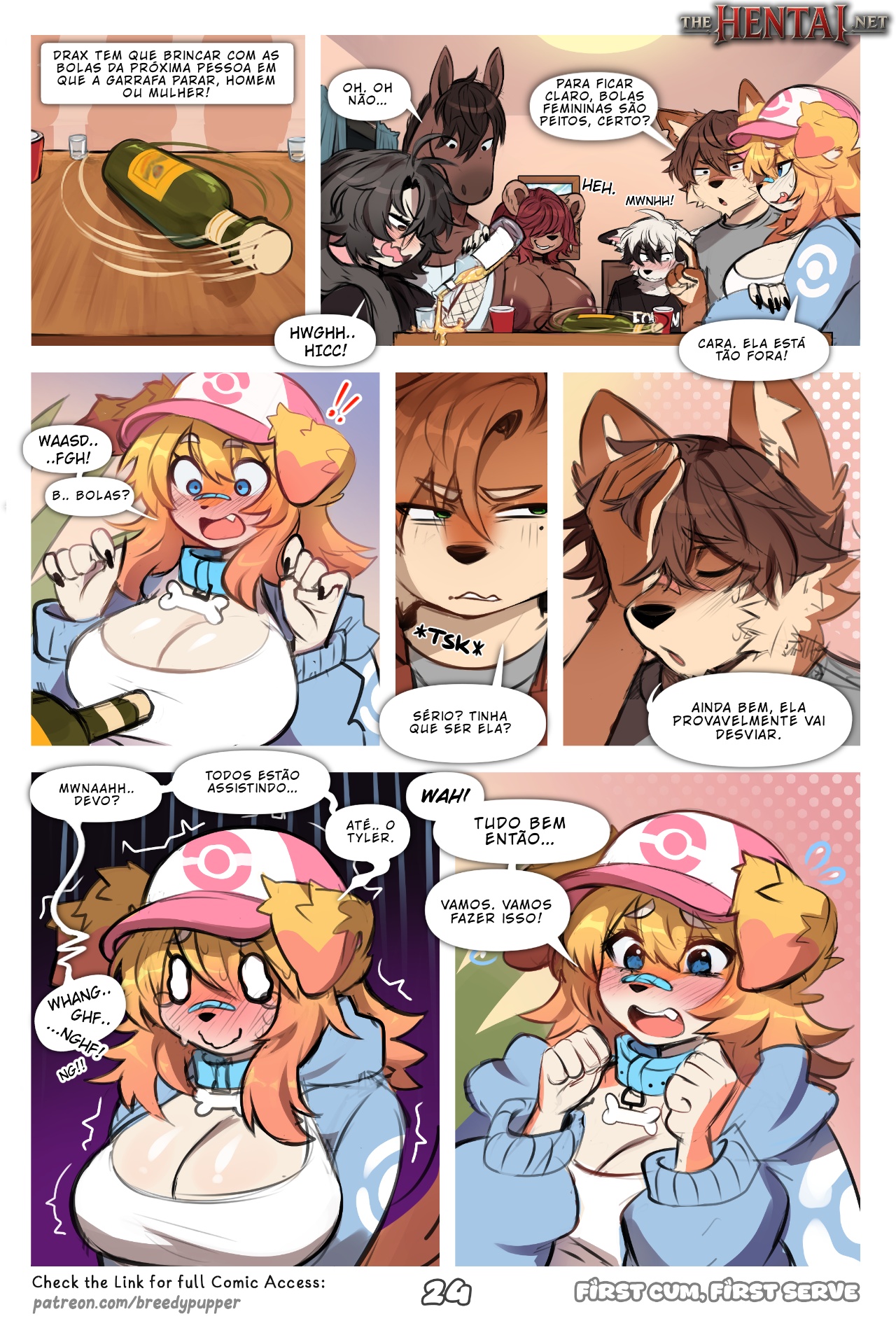 First Cum, First Serve! Hentai pt-br 34