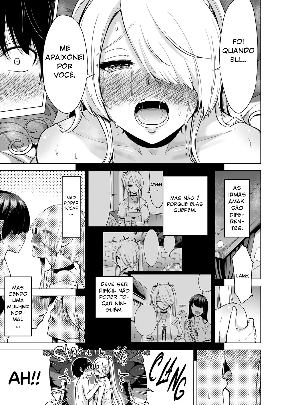 Hands-On Draining With Three Succubus Sisters Part 1: Lamy's Secret Hentai pt-br 80