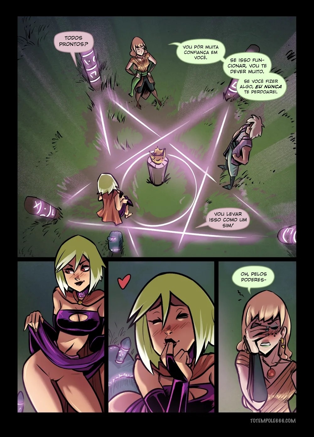 The Cummoner Part 29: Double-Teamed Hentai pt-br 38