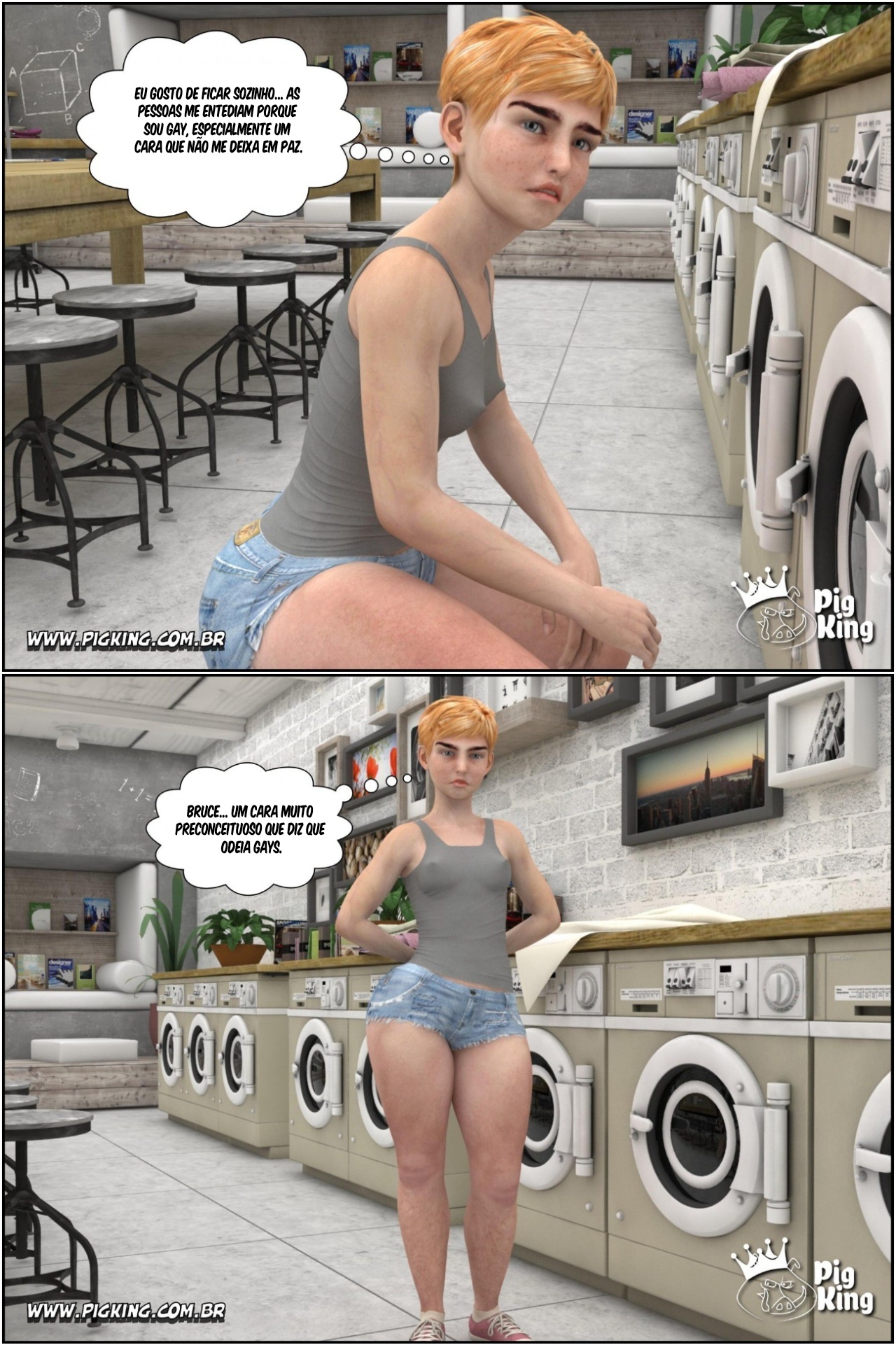 Coffee In The Laundry Hentai pt-br 03