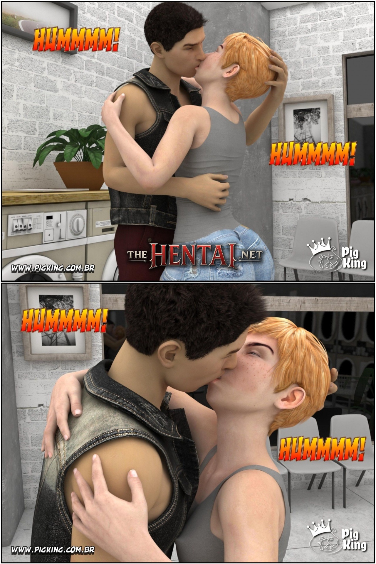 Coffee In The Laundry Hentai pt-br 12