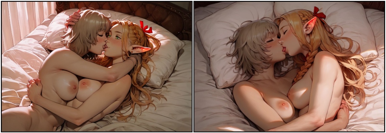 Falin x Marcille Hentai pt-br 06