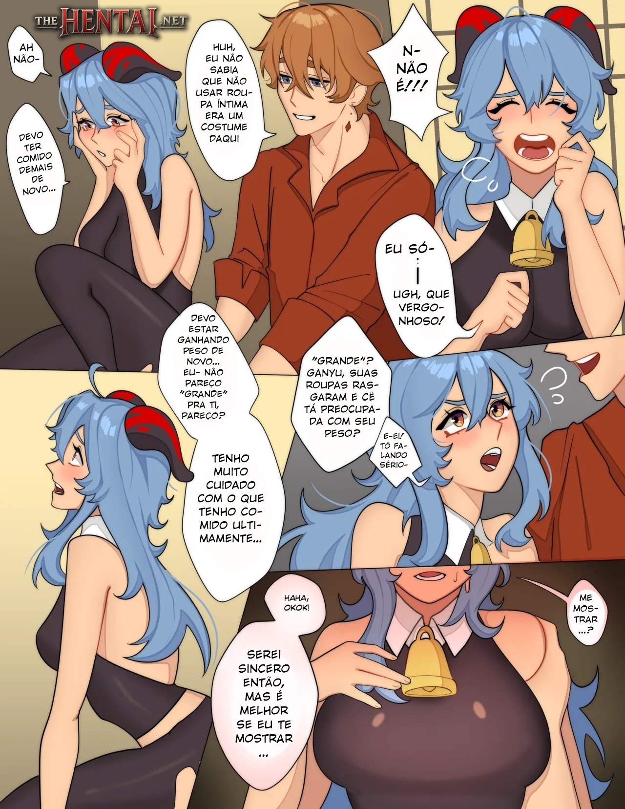 Ganyu's Day Off Hentai pt-br 06