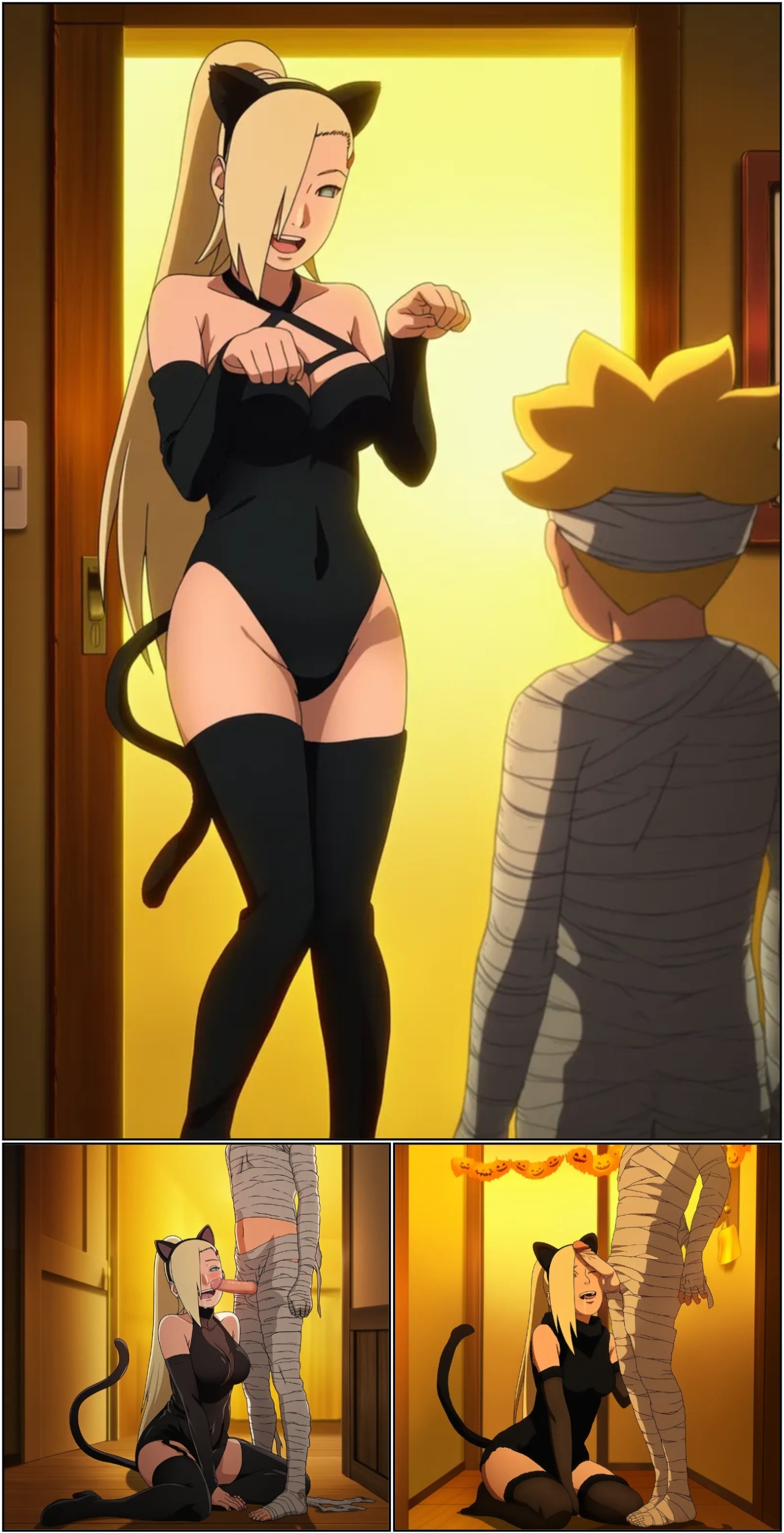 Halloween: Boruto X Ino  Hentai pt-br 04
