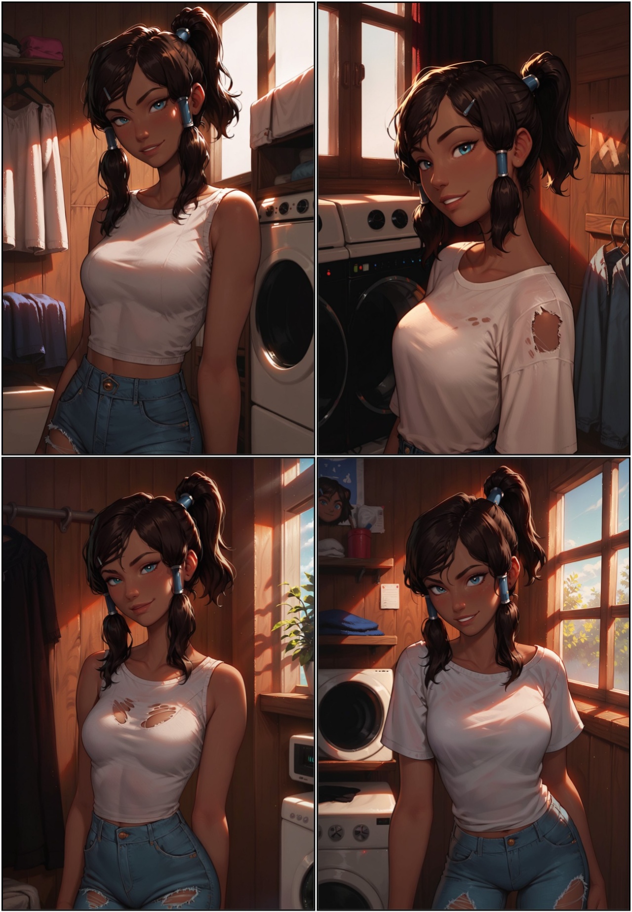 Korra's Wash Day Hentai pt-br 02